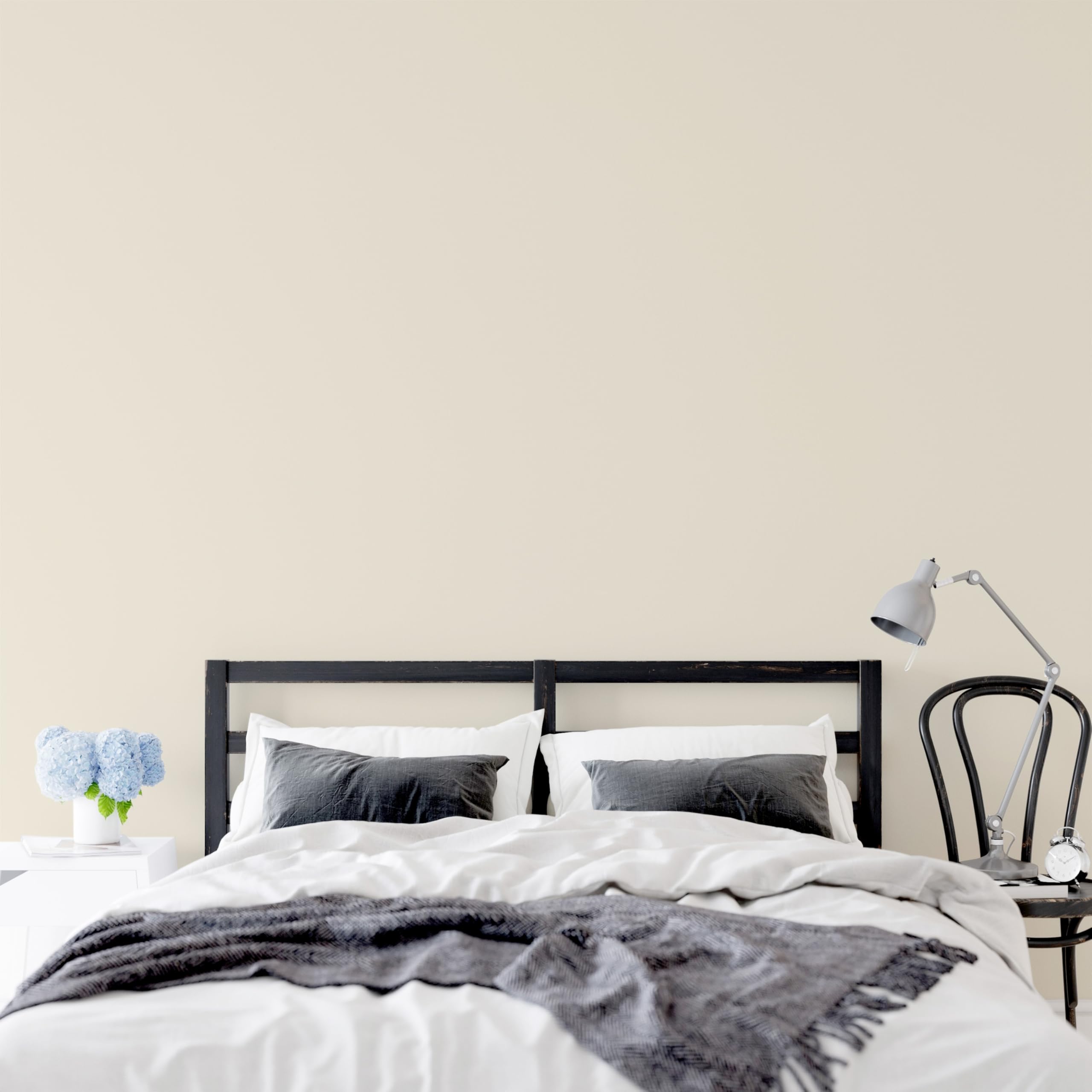 derendo Exklusive Wandfarbe beige 5L, Dispersionsfarbe innen, Innenwandfarbe matt, Deckkraftklasse 2