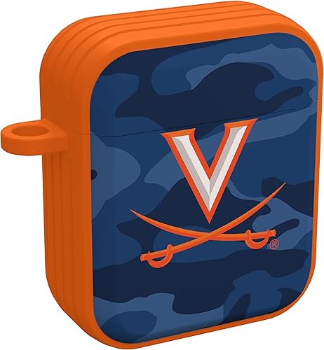 Miniatura 5 de AFFINITY BANDS Virginia Cavaliers Camo HDX - Funda compatible con Apple AirPods Generaciones 1 y 2