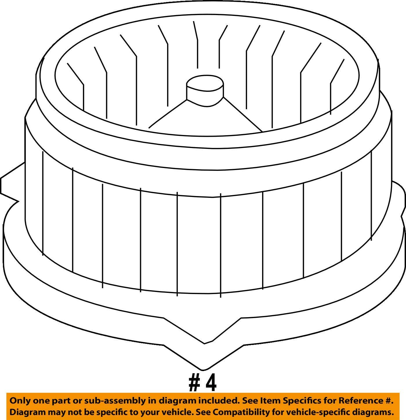 Genuine Honda 79310-TK4-A41 Fan Motor Assembly