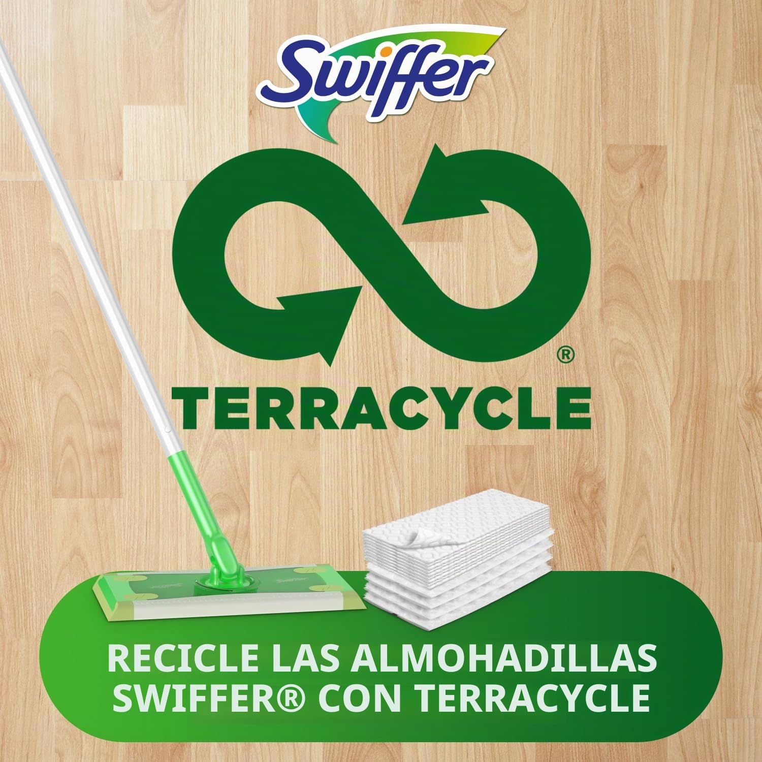 Swiffer Juego de Limpieza de Suelos, Ideal para Limpieza en seco o húmedo, Incluye 1 mopa y 19 recambios