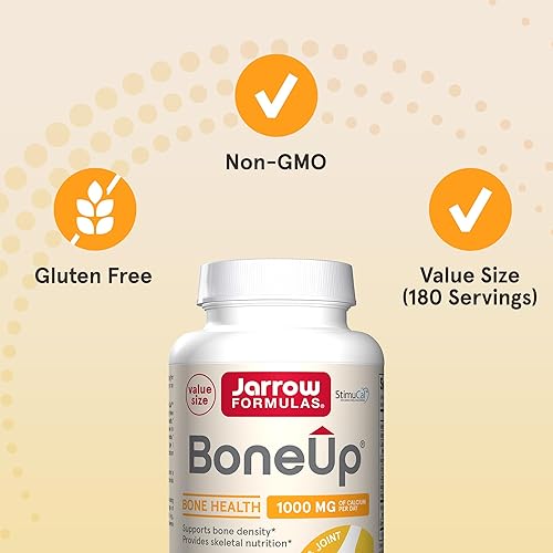 Miniatura 5 de Fórmulas Jarrow Bone-Up promueve la densidad ósea 360 cápsulas