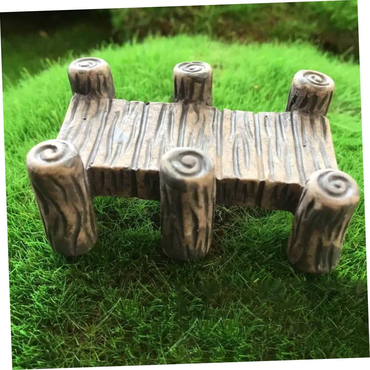 Resin Mini Garden Yard Bridge for Micro Landscaping Xmas 10pcs Decoration