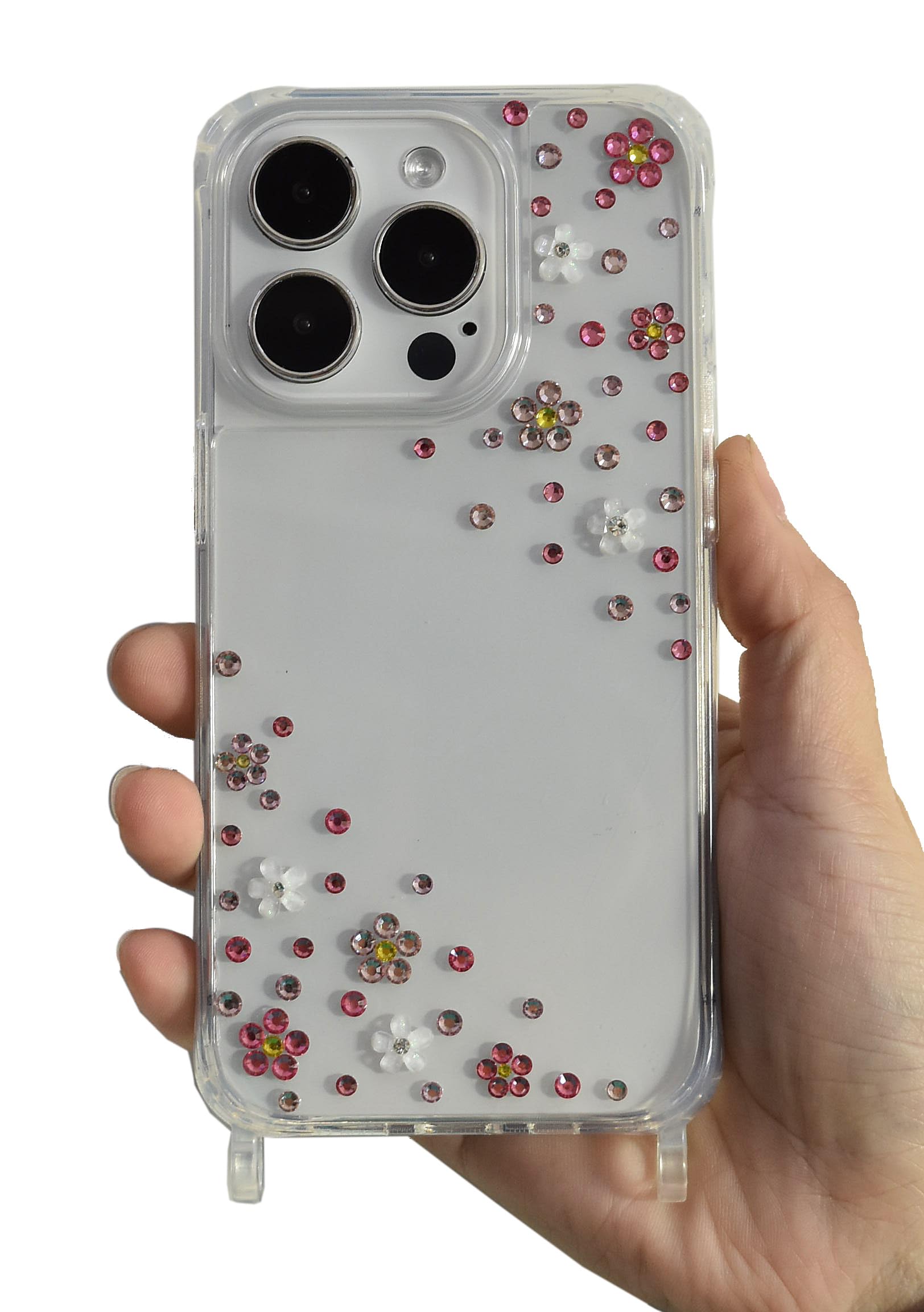 Amazon.co.jp: iPhone 15 6.1インチ用 ケース クリア デコレーション