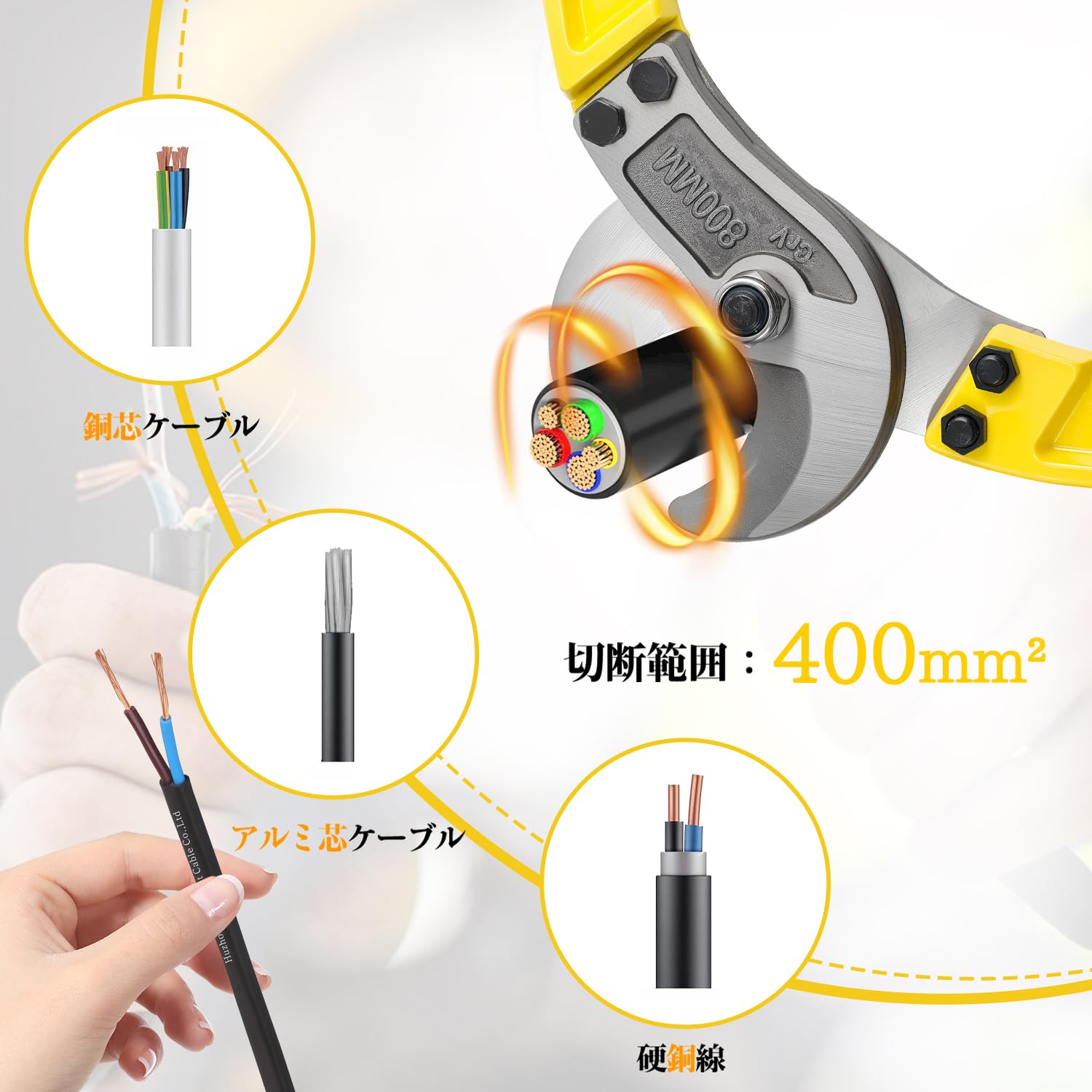 【数量限定】NEWTRY ケーブルハンディカッター ケーブルカッター ワイヤーカ Amazon | NEWTRY ケーブルハンディカッター ケーブルカッター ワイヤー