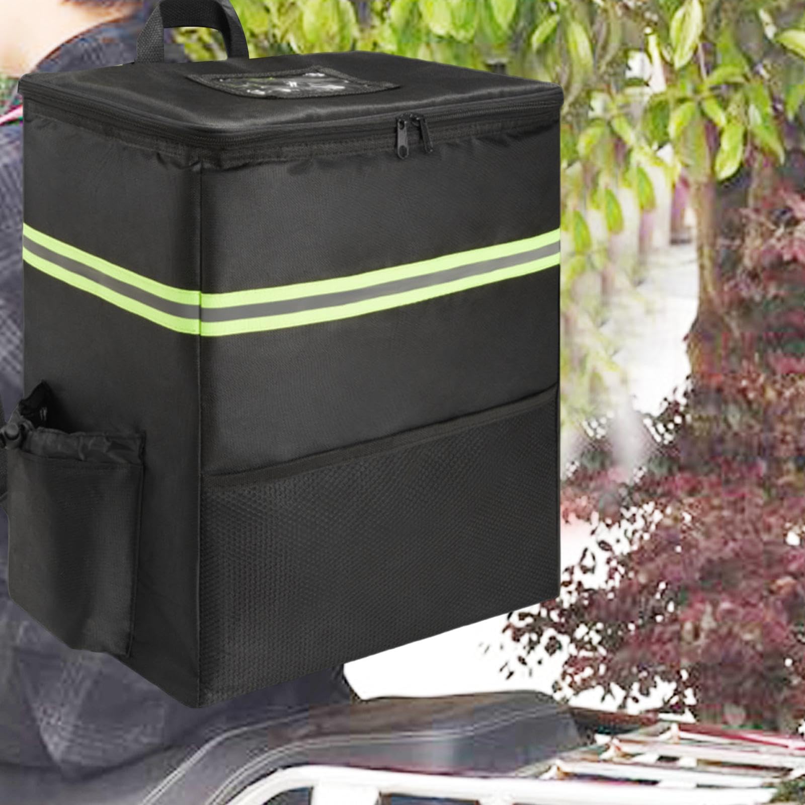 Lieferrucksack mit Getränkehaltern Und Kühltasche für Reisen, Camping Und Outdoor Aktivitäten