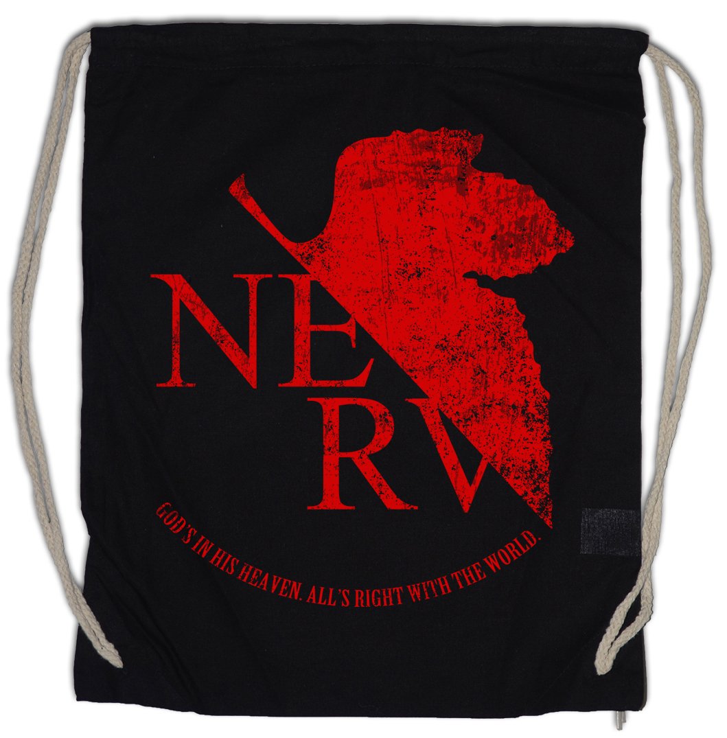 Urban Backwoods Borsa Da Palestra In Cotone Con Gatto Amante Del Sushi – 100% Cotone, 38x46cm