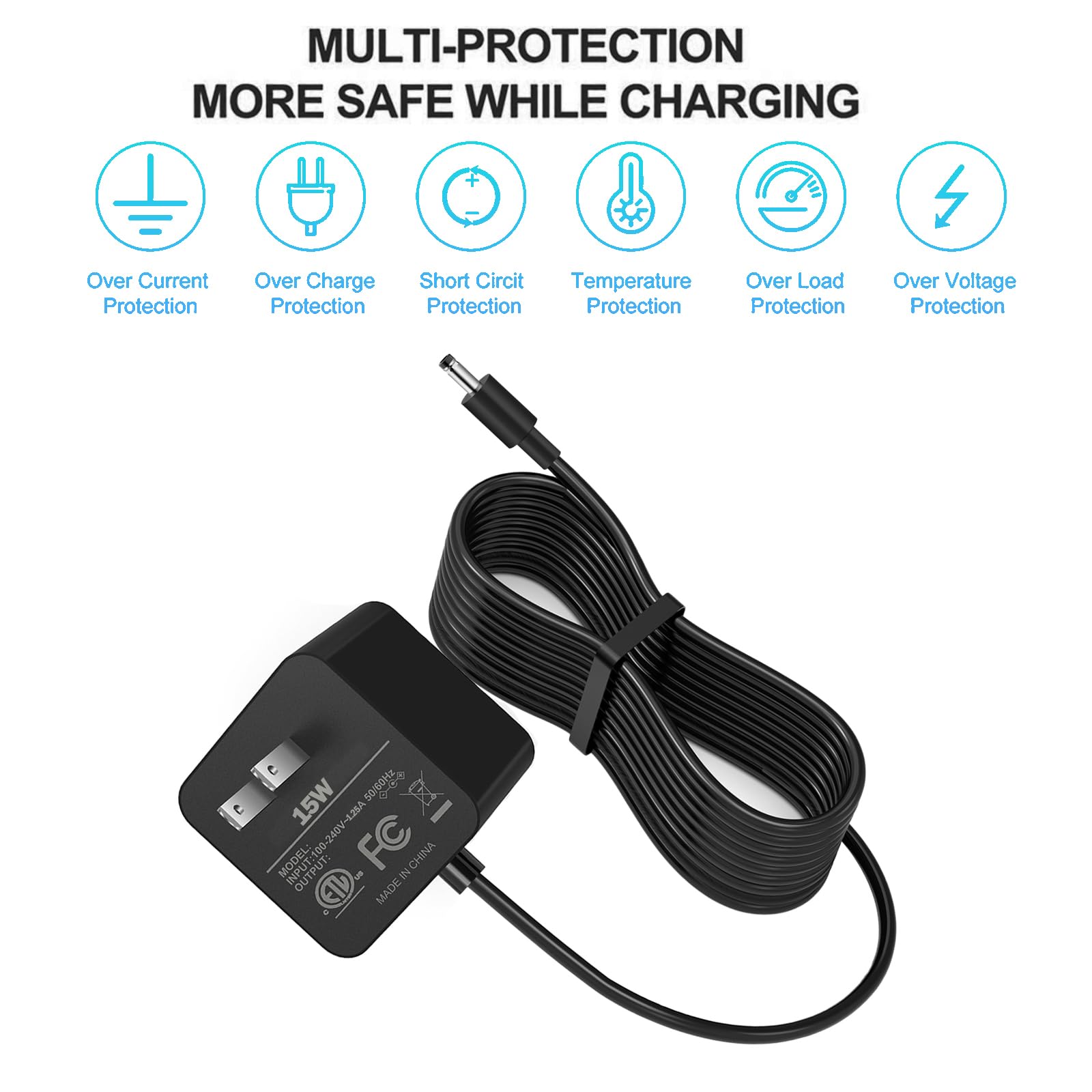 Amazon.com: 15W Alexa Power Adapter Replacement for Echo Dot 3rd