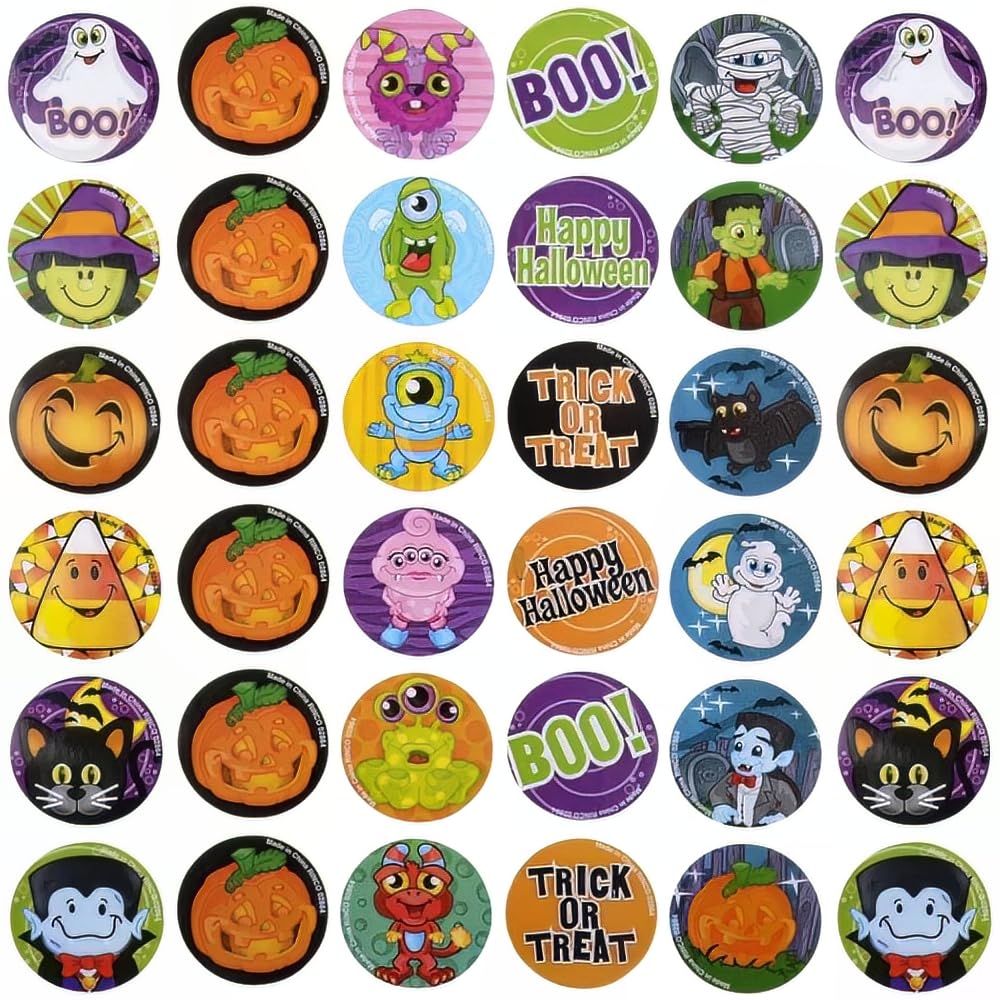 500 Halloween-Geister Aufkleber - Glitzernde Deko-Sticker Für Party & Basteln