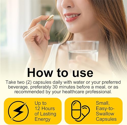 Miniatura 7 de Cápsulas de raíz de maca para mujeres, 1900 mg, extracto de raíz de maca negra + roja + amarilla, suplemento vegano que apoya la salud reproductiva,