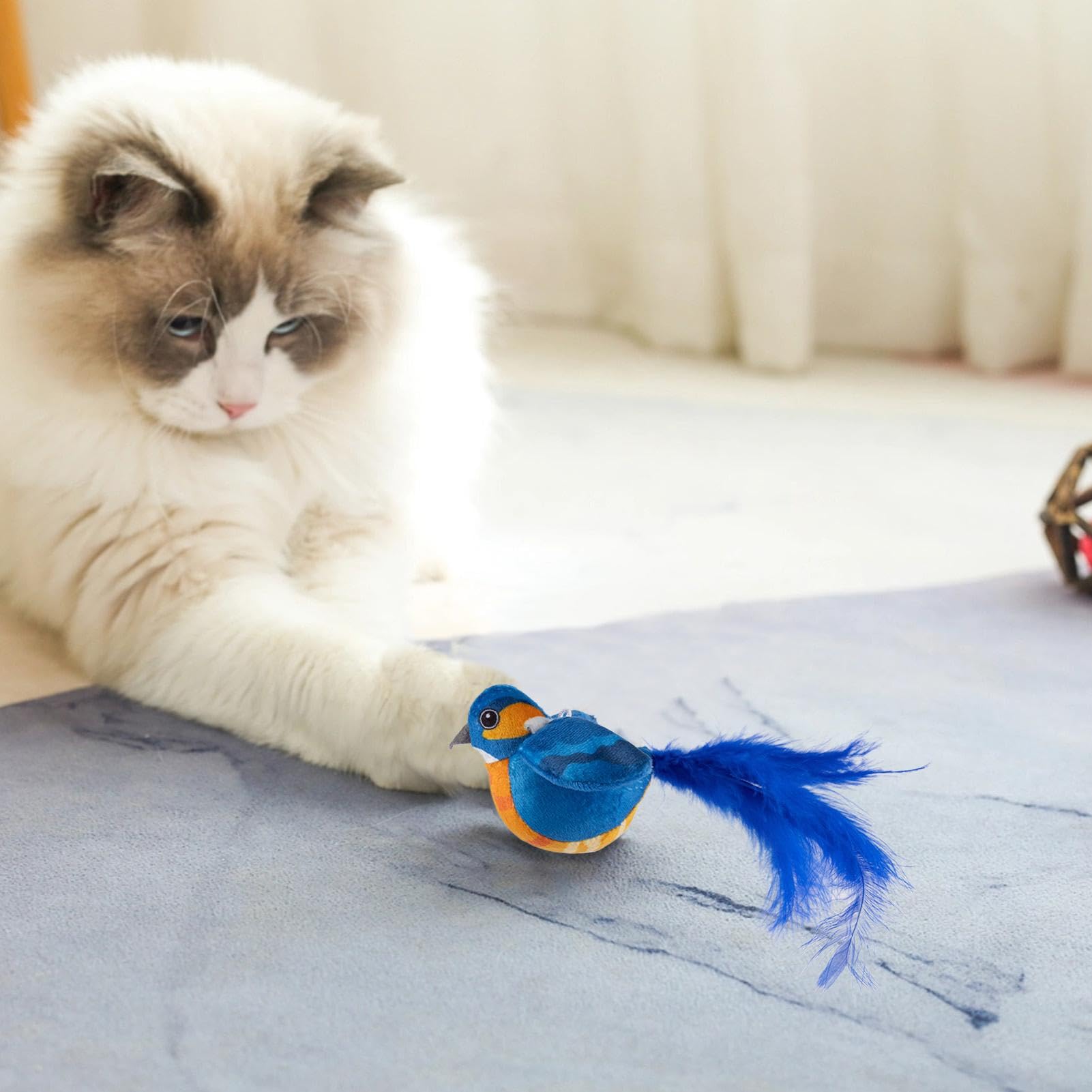Mattel Games Piume Volanti - Gioco Del Gatto E Uccellino Per Bambini 5+ Anni - Sfida A Colpi Di Chiave