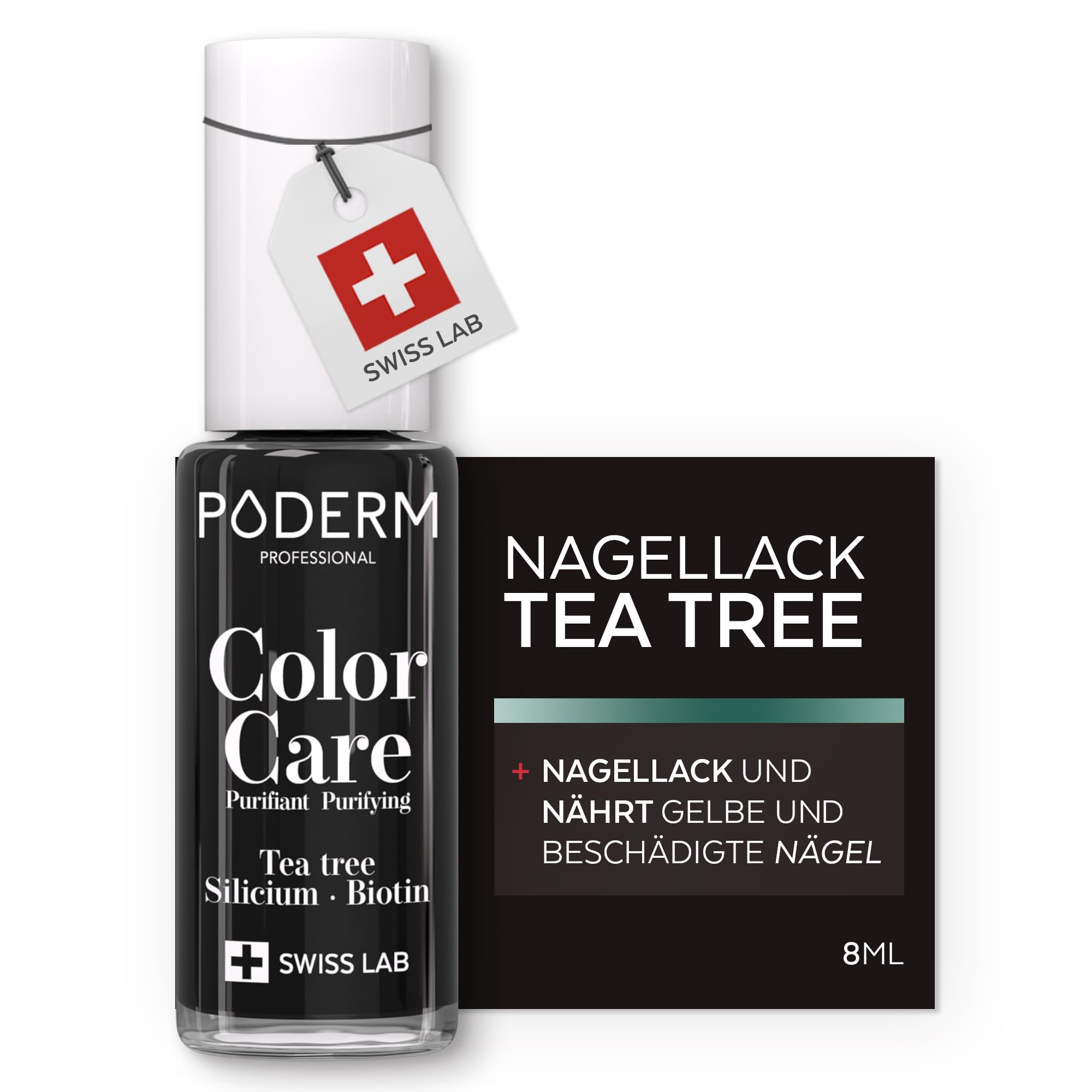 PODERM - HAUTRISSE UND HORNHAUT - Repariert und beruhigt Risse/Nährt und erweicht Hornhaut - INTENSIVE NACHTPFLEGE 8H - 100% natürliche Inhaltsstoffe - Fußpflege - Swiss Made