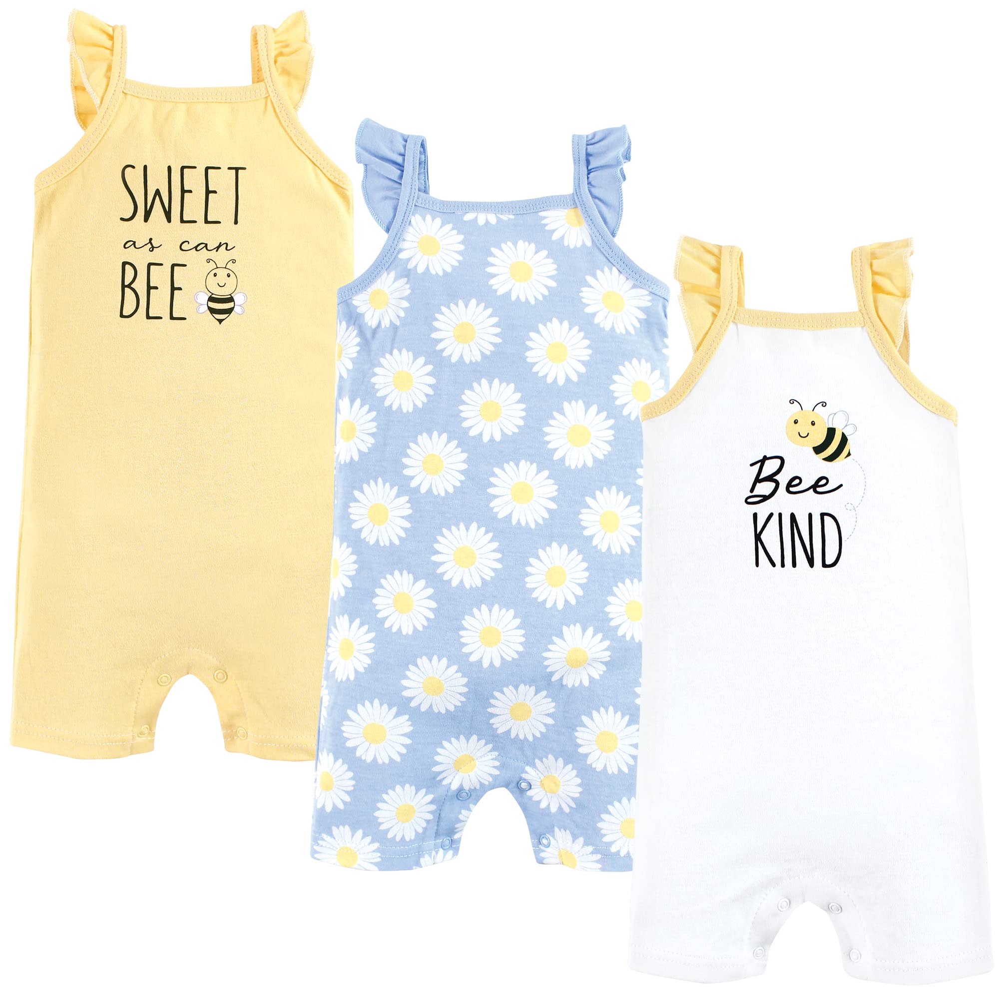 Hudson Baby Unisex Cotton Rompers