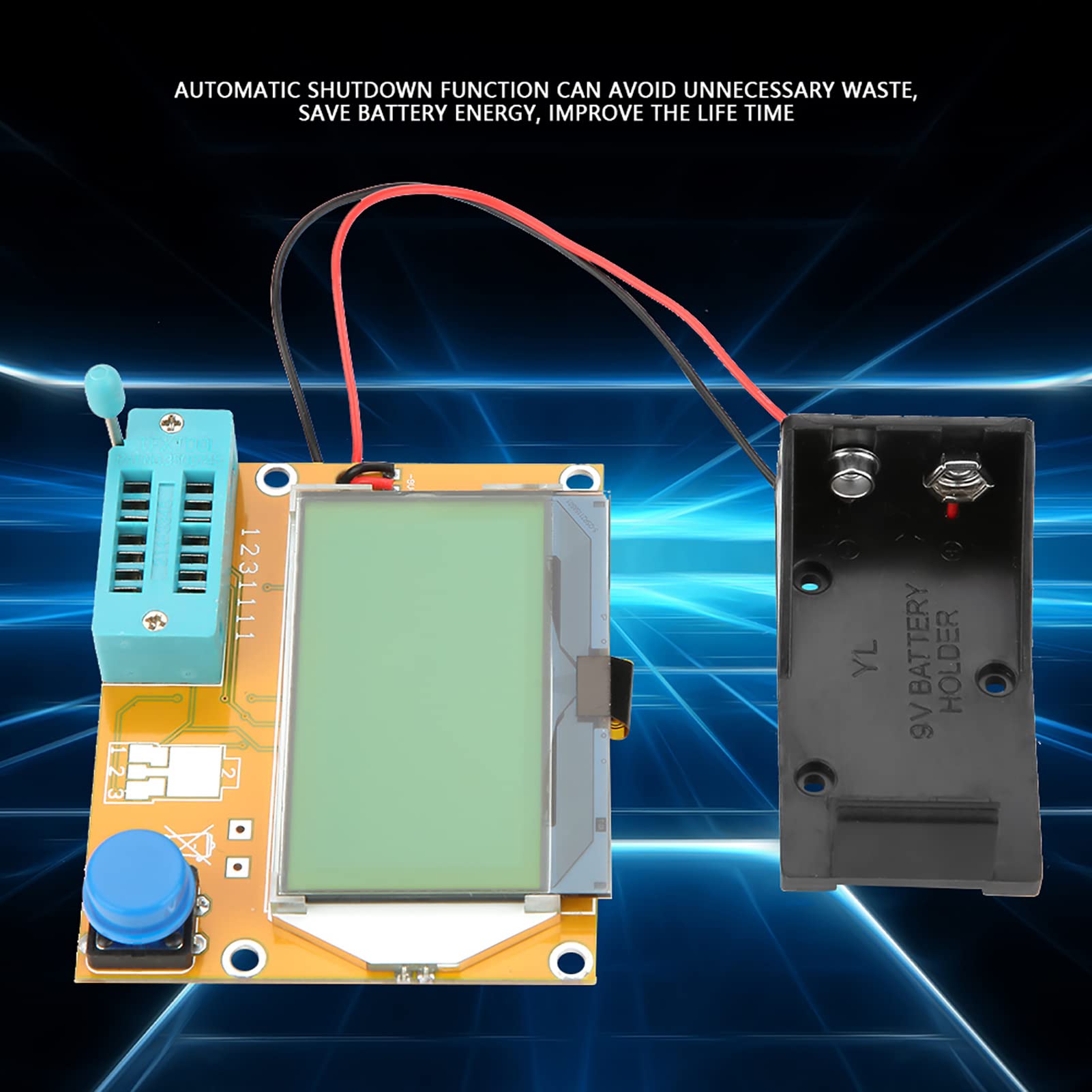 LCR-T4 Komponententester – Multifunktions-Display Für Transistoren, Dioden, MOSFETs & Co.