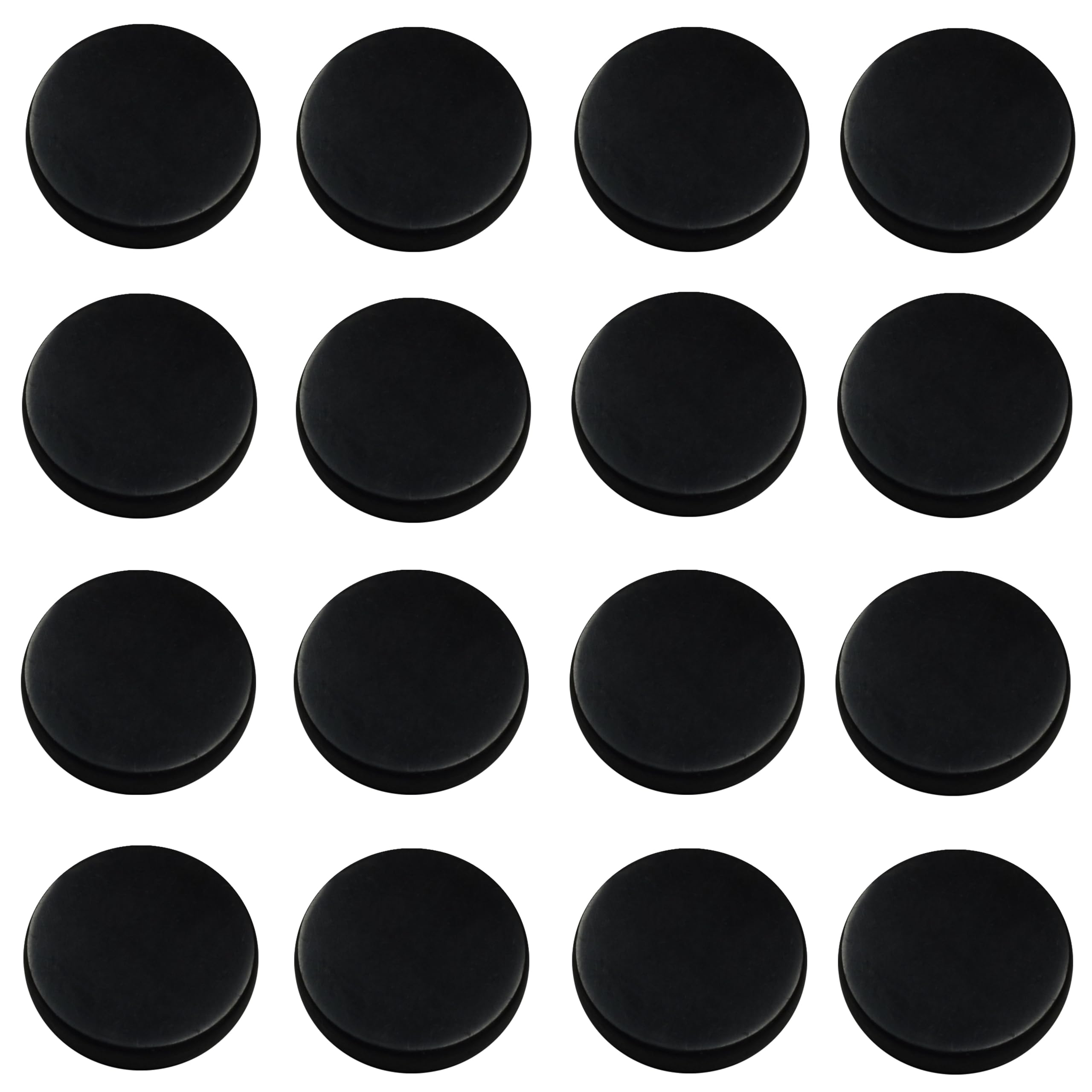 Shungite World 16 pcs Authentic Shungite Stickers Polished 20 mm / 0.78" Genuine Healing Energy Stone Protection Plate for Cell Phone Case Tablet