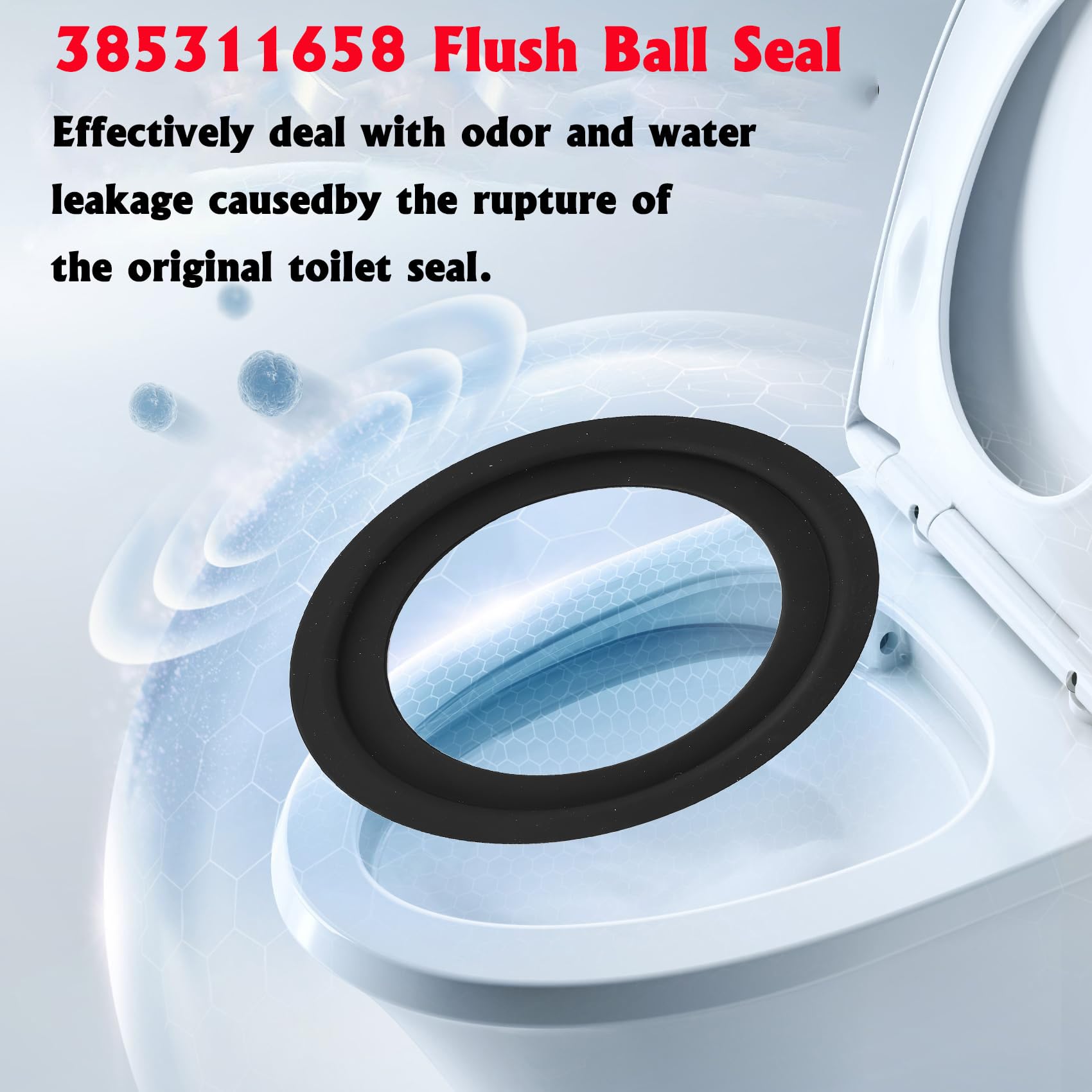 Kit de valve d'eau de rechange 385311641 pour toilettes Sealand Dometic RV 300, 301, 310, 311, 320, 321, 321, avec joint à bille 385311658