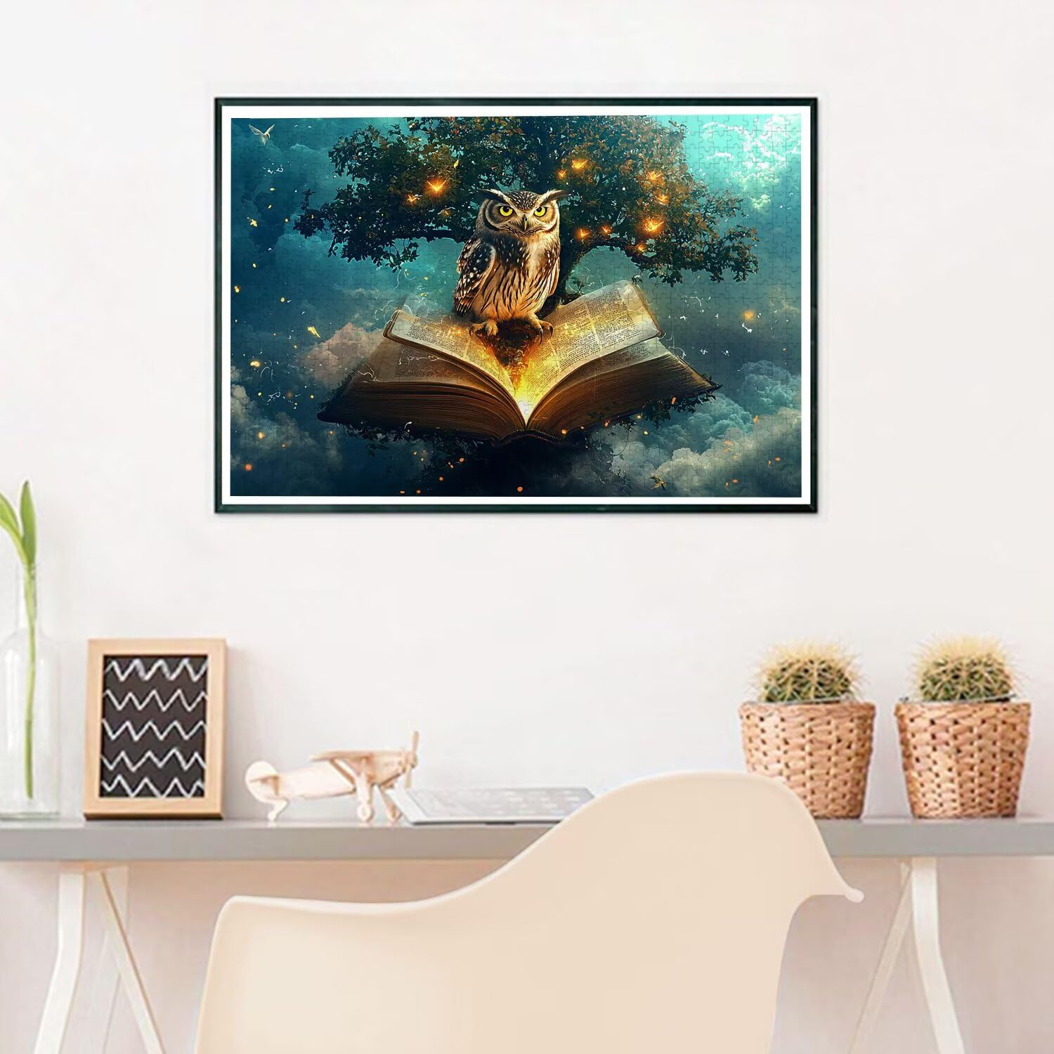 Puzzle 3000 sztuk dla dorosłych, magiczne drewniane puzzle dla dorosłych, trudne drewniane łamigłówki, rodzinne gry edukacyjne, łamigłówki z pudełkiem na prezent do dekoracji domu prezent dla kobiet