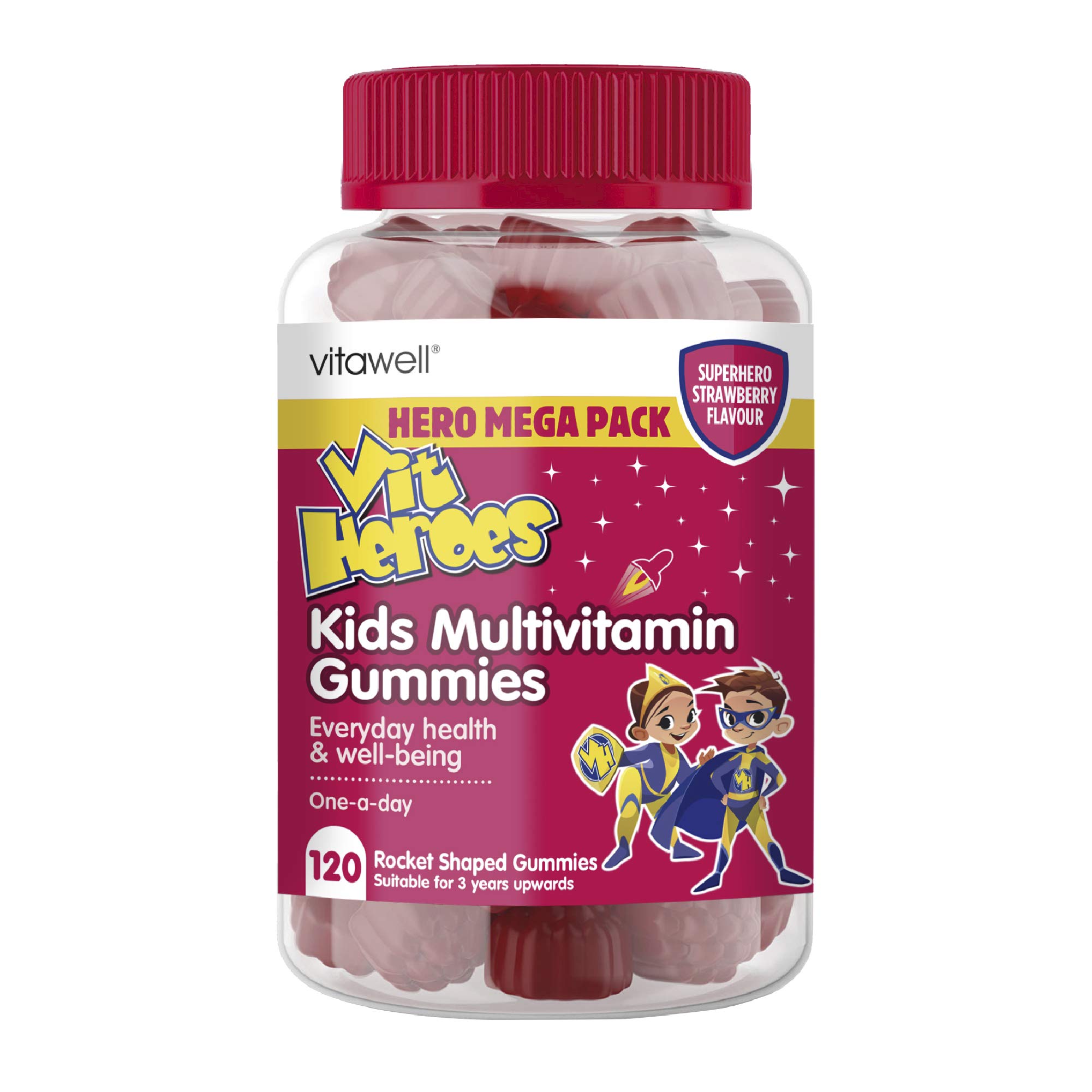 Buy VITAWELL Kids MULTIVITAMIN MEGA Pack Gummies 120 (3 Month Supply