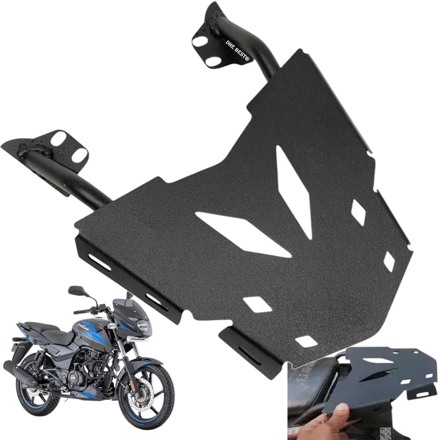 Dhe Best Motorcycle Heavy Adjustable Top Base Rack/Luggage Carrier Suitable for Pulsar 150-picture-13