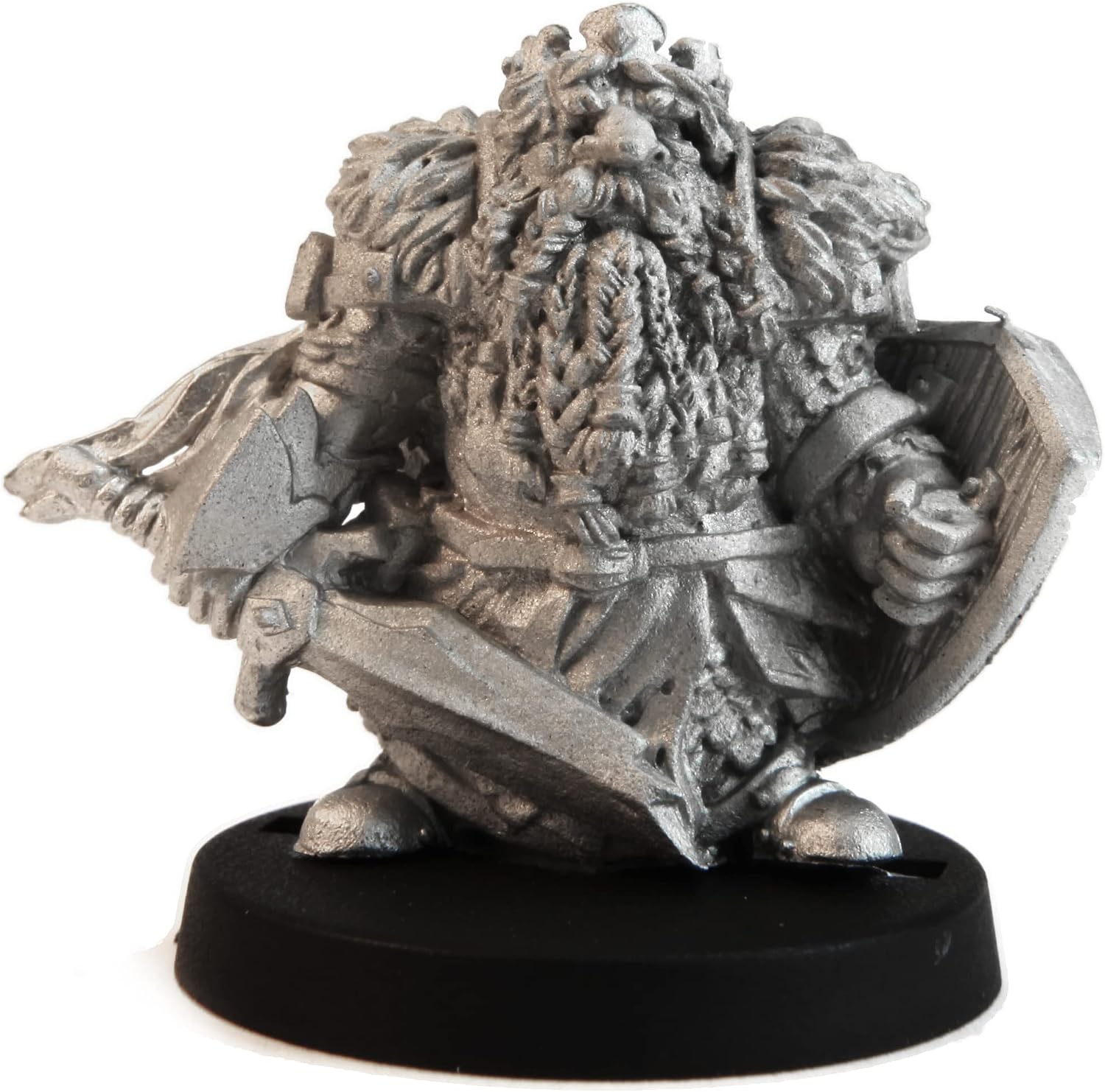Stonehaven Miniatures Dwarf Fallen King Figure (for 28mm Scale Table Top War Games) - Made in USA