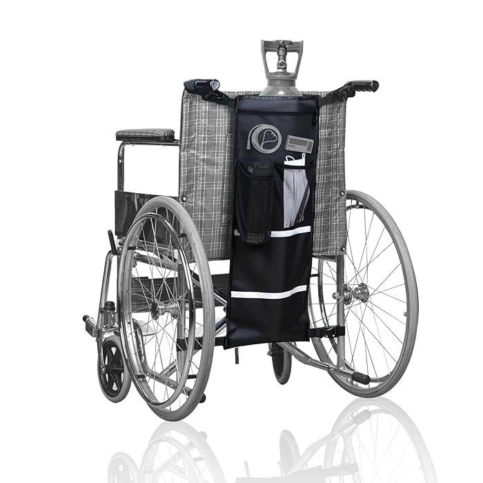 Buy SWISSELITE Oxygen Cylinder Bag,Wheelchair Oxygen Tank Holder with
