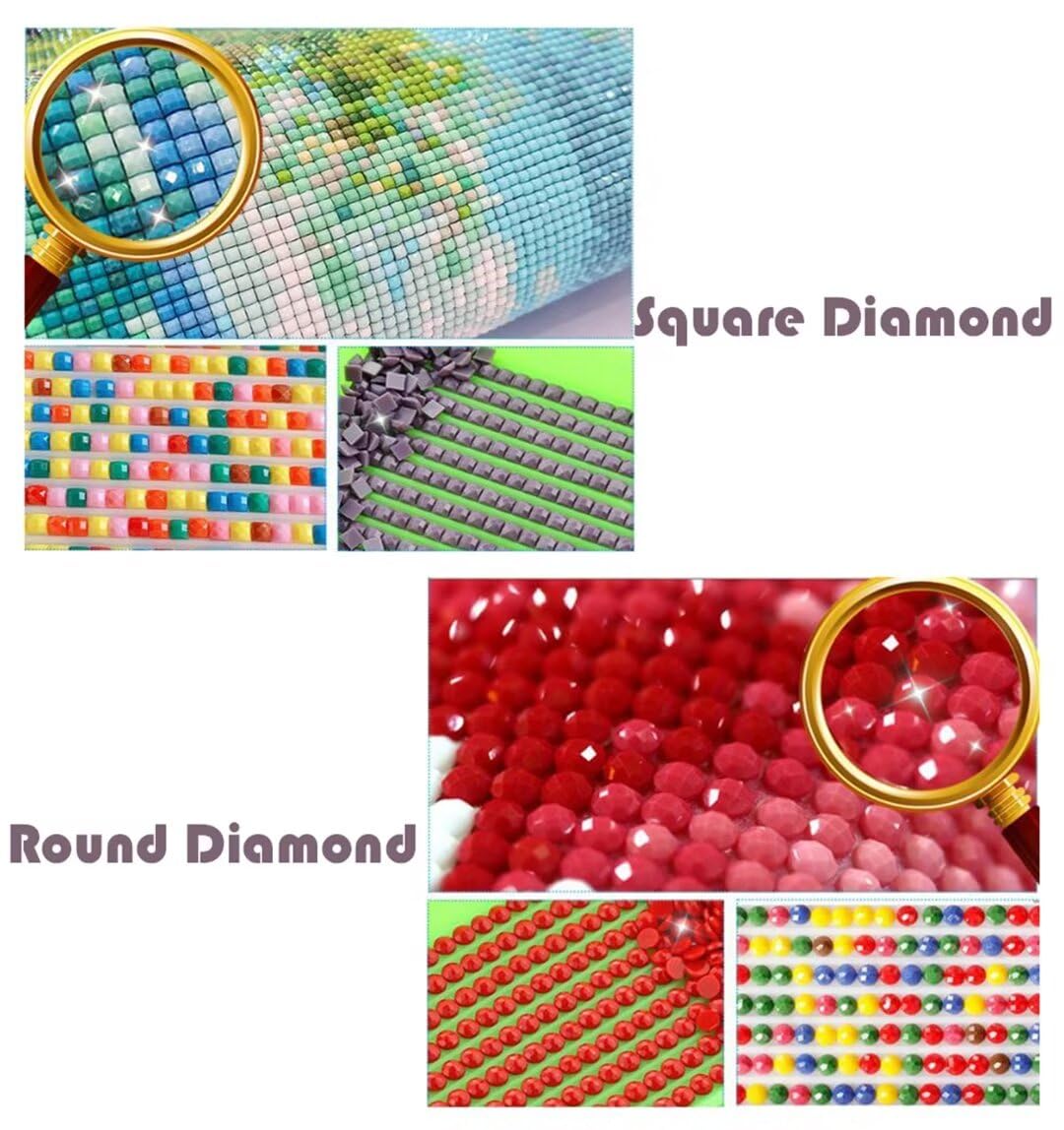 Diamond Painting Statua della Libertà,Diamond Painting Kit Completo,5D Fai Da Te Pittura Diamante Bambini Adulti Strass Ricamo a Punto Croce per Soggiorno Camera da Letto Decorazione da Parete,30x50cm