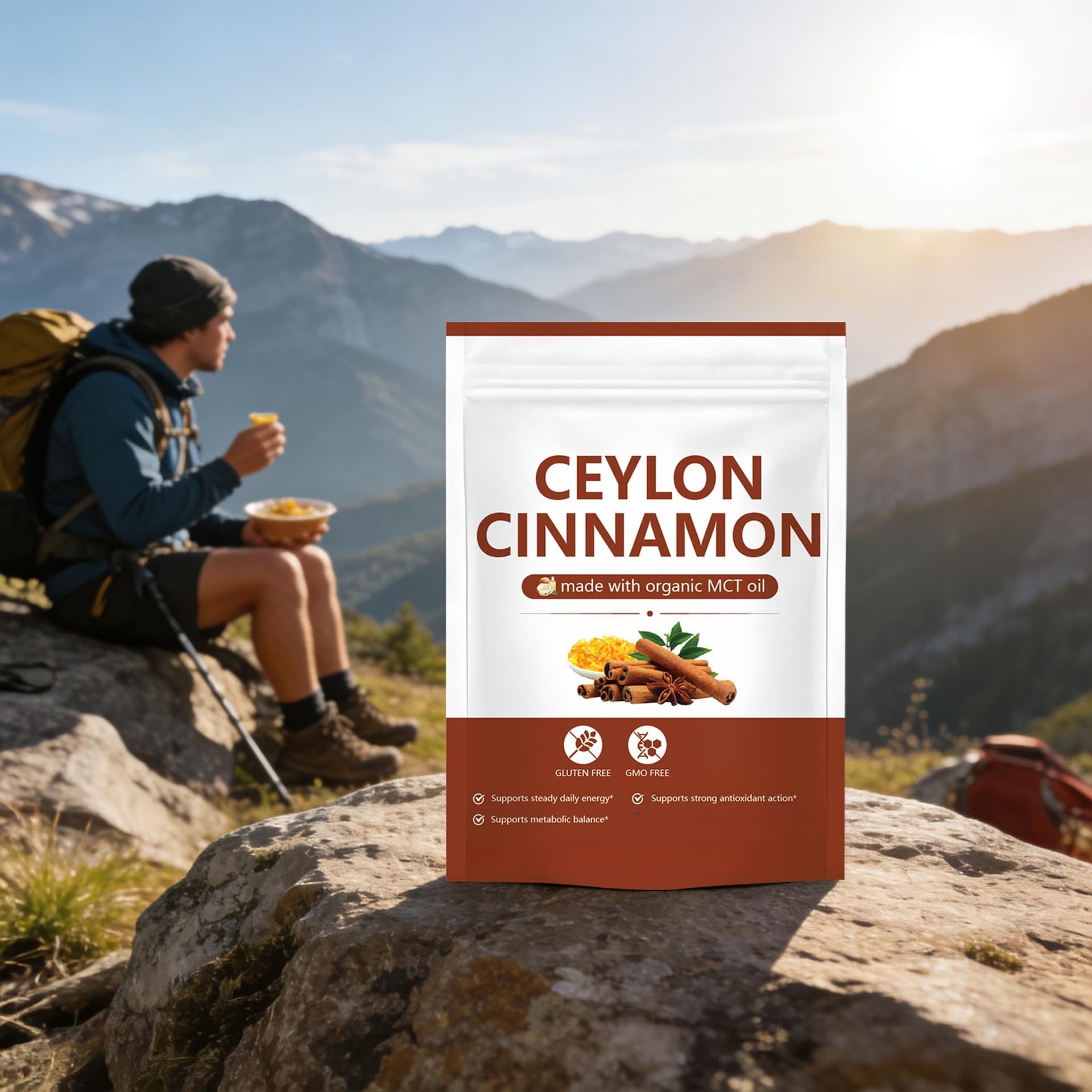 Primal Ceylon-Zimt, Hohe Absorption, Antioxidans- & Verdauungsunterstützung, Nicht gentechnisch verändert, Glutenfrei & Sojafrei