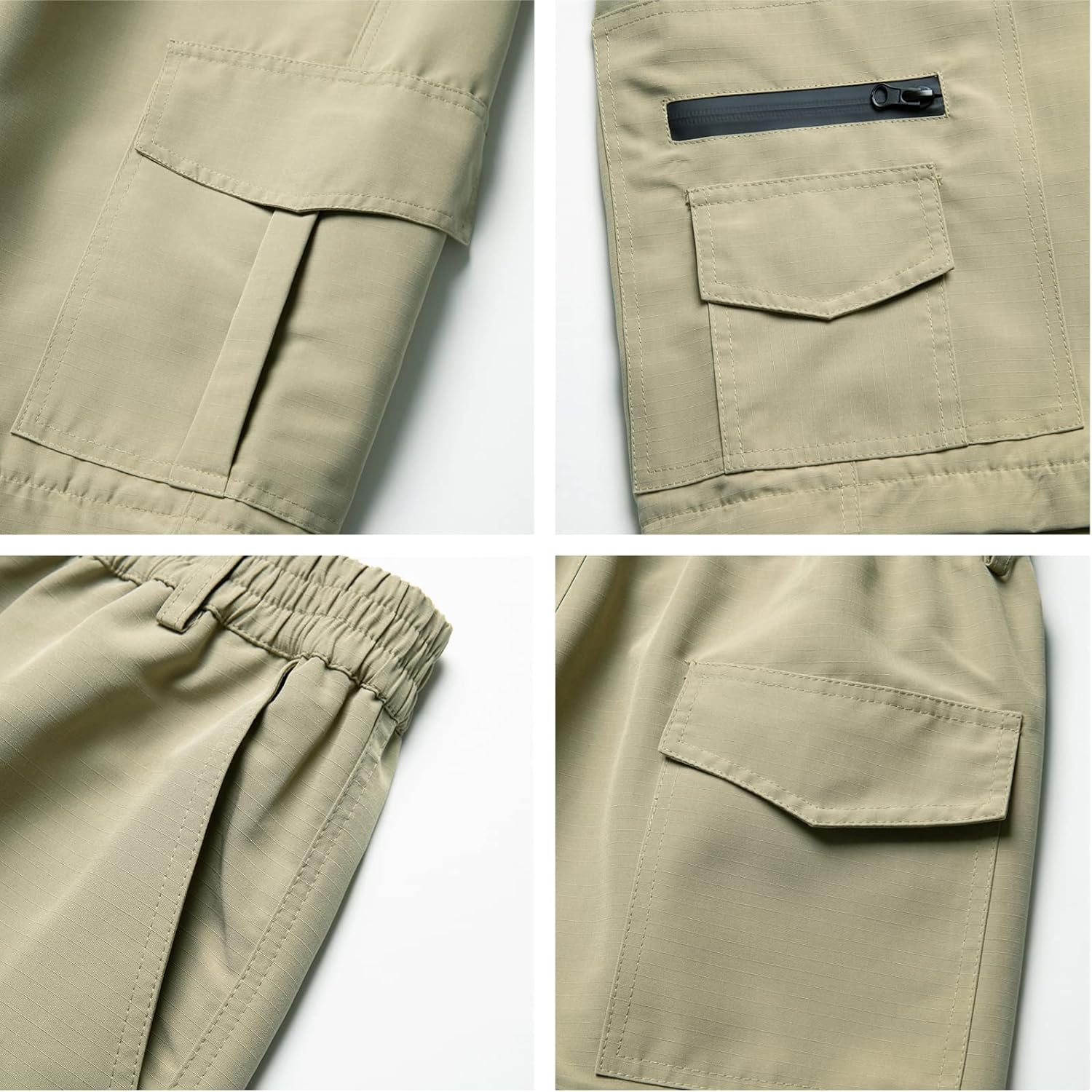 AIFARLD Mens Hiking Pants Cargo Fishing Pants Outdoor Waterproof Quick Dry Sport Lightweight with Multi Pockets - Image 6