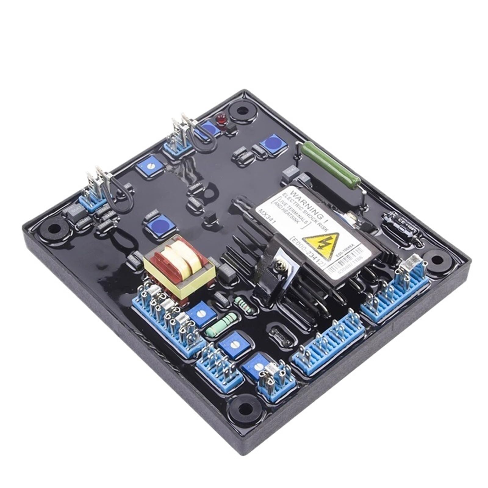 1 pieza AVR MX341 Reemplazo for regulador de voltaje automático MX341 AVR MX 341 E000-23412 Módulo regulador de voltaje automático