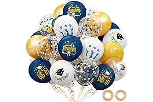 2023 Blue and Gold Graduation Decorations