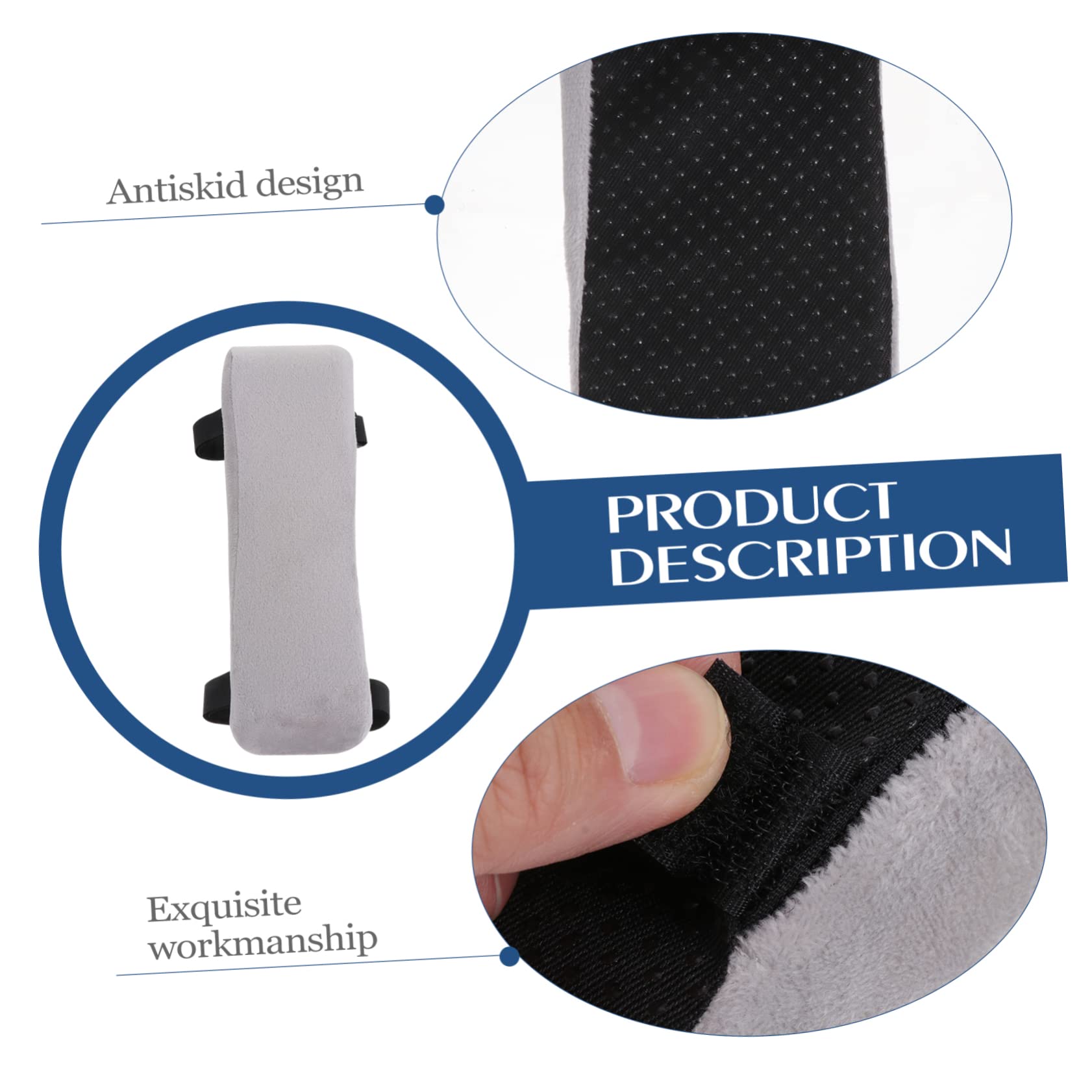 Operitacx 4 Pz Cuscino del Bracciolo della Sedia Bracciolo in Memory Foam Maniche del Bracciolo della Sedia Imbottiture Copri Bracciolo Cursore Spugna Manicotto Tampone Poliuretano Polietere