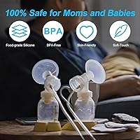 Vista 3 de Insertos de brida para extractor de leche, insertos de brida de 13151719210.945 in compatibles con SpectraMedelaMomcozy S12 ProS9 ProS12S9 Escudos