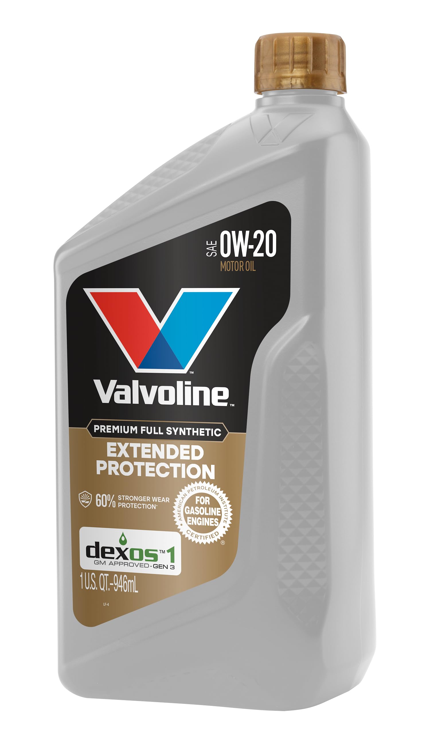 Valvoline Extended Protection Full Synthetic 0W-20 Motor Oil 1 Quart