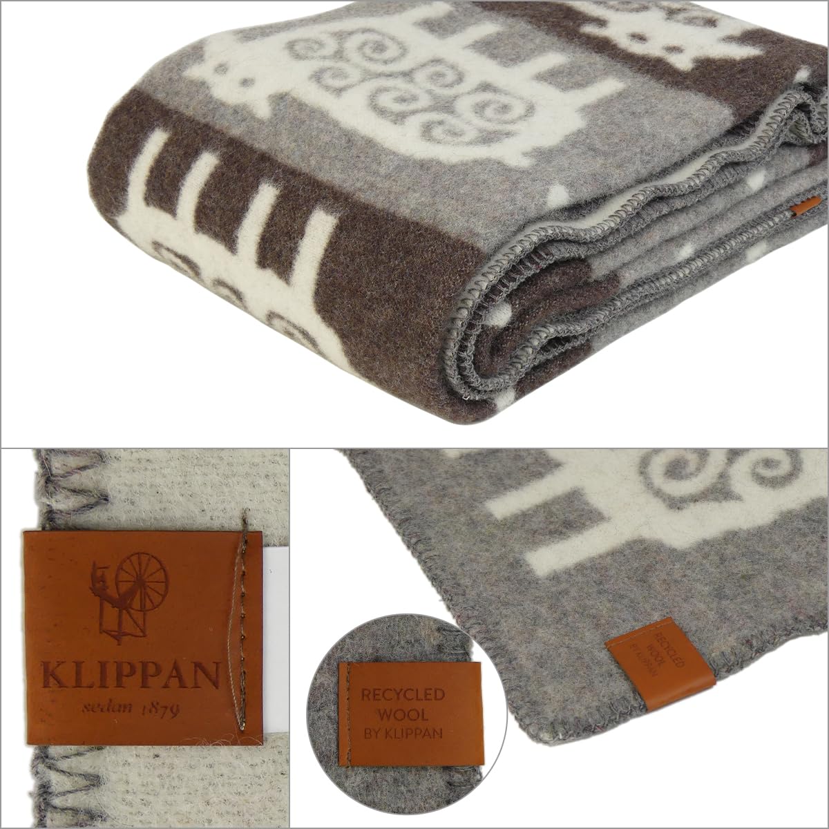 Amazon｜[クリッパン]KLIPPAN ウールブランケット 130x180 Sheep