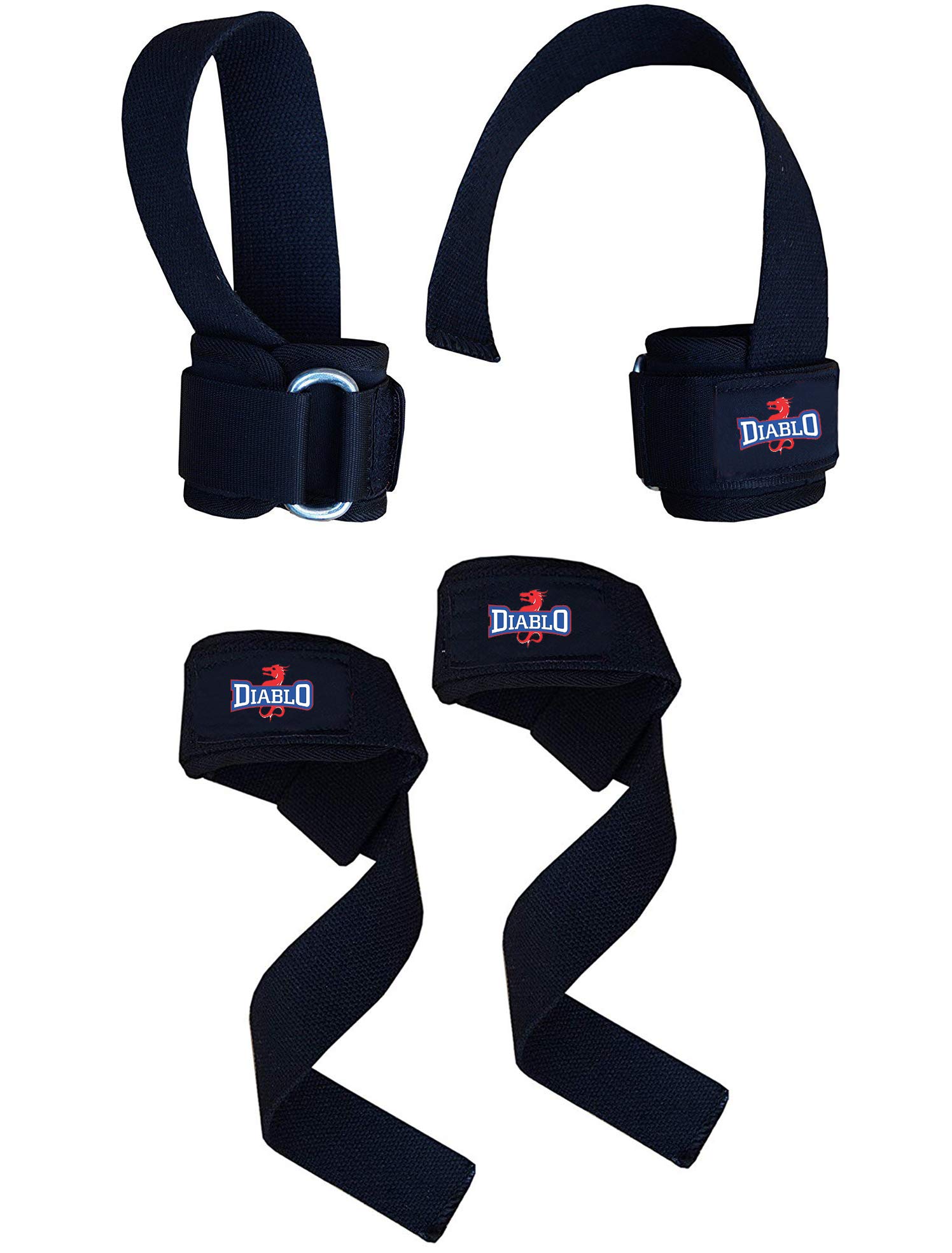 DIABLO Home Gym Combo of Wrist Support Wrap Bands with Adjustable Strap for Gym and Sports Activities (Black) (B07C54FCFB) Amazon Price History, Amazon Price Tracker