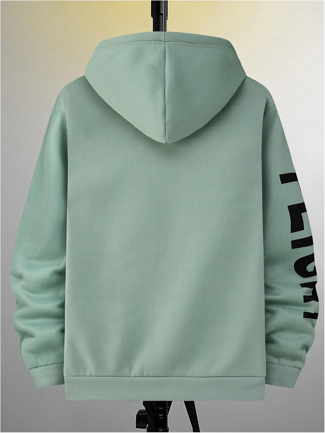 Men's Graphic Hoodies Drawstring Long Sleeve Loose Fit Sweatshirt Pullover with Pocket - Image 2
