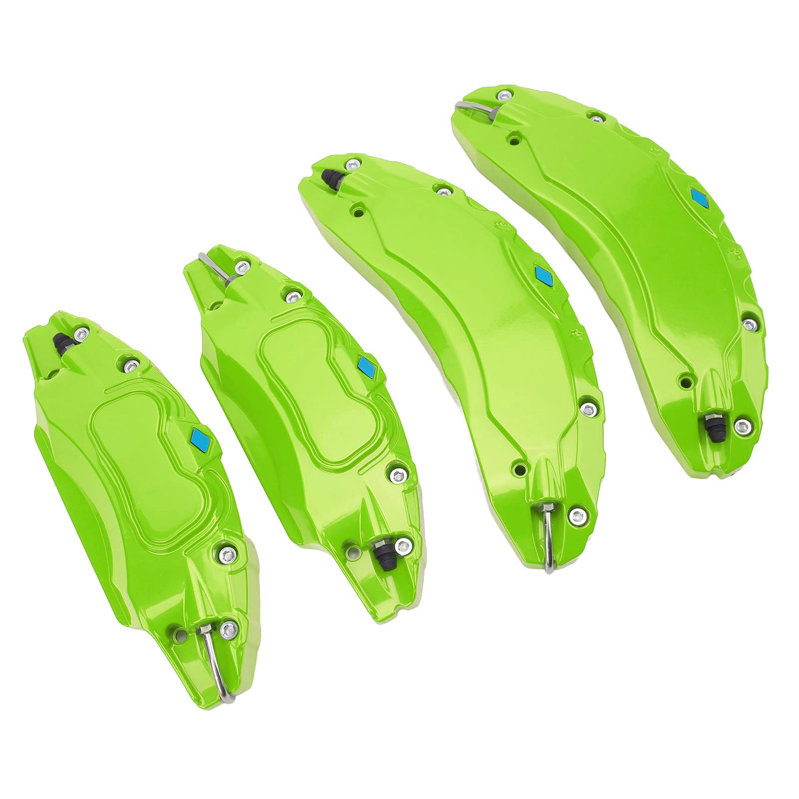 VBESTLIFE Cubierta de Pinza de Coche para Ruedas Modelo 3 18 19 Pulgadas, Aleación de Aluminio, Protector de Cubiertas de Pinza de Freno de Disipación de Calor Deportivo, 4 Piezas 2017-2023, Juego