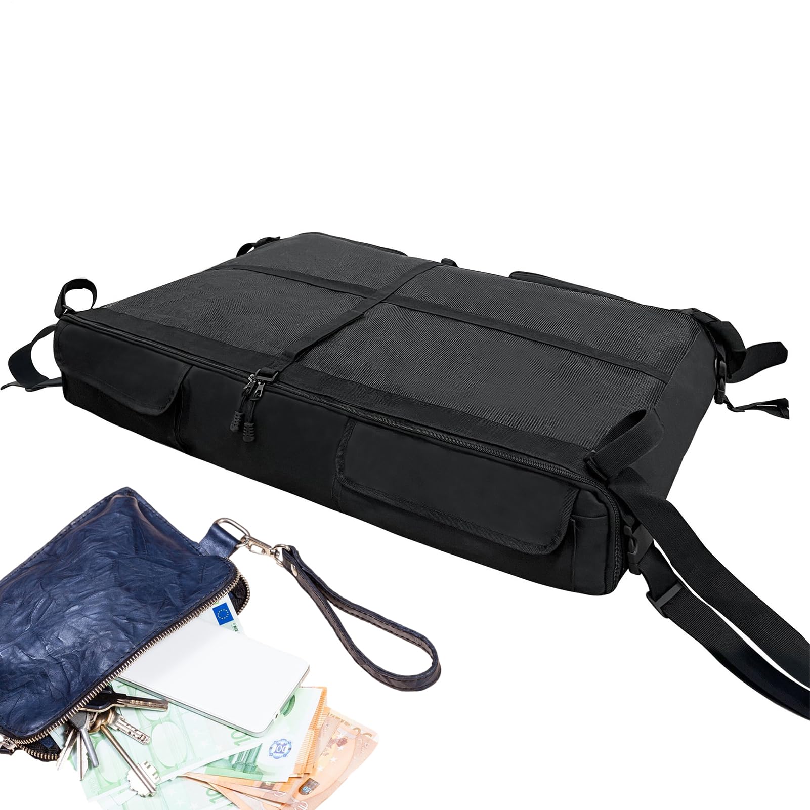 Torba do przechowywania kamizelek ratunkowych na łódź – organizer | na dach jachtu 90 cm szer. x 50 cm gł. x 16 cm wys. , torba do przechowywania T-Top na 6 kurtek ratunkowych, kamizelki do