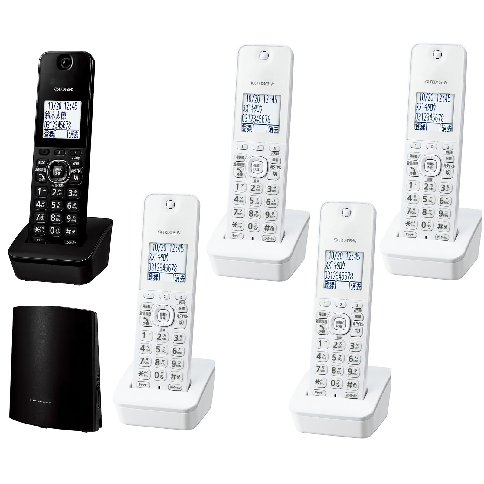 パナソニックコードレス子機 VE-GDL45DL-K＋KX-FKD559-K パナソニックコードレス子機 VE-GDL45DL-K＋KX-FKD559-K 概要