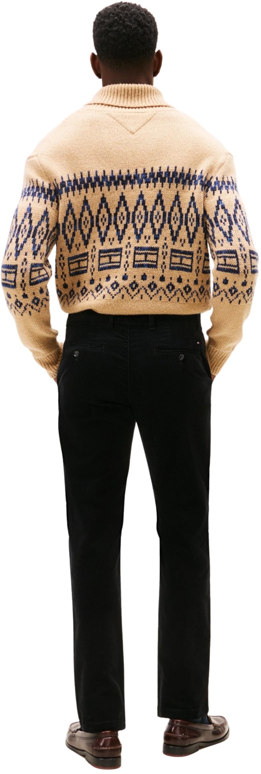 Tommy Hilfiger Uomo Pantaloni Chino Denton Corduroy Straight Fit