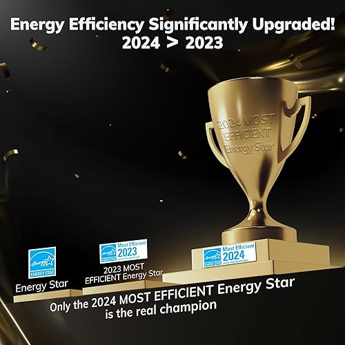 Miniatura 2 de Deshumidificador Energy Star 2024 de 5500 pies cuadrados, deshumidificador inteligente AEOCKY Max de 105 pintasdía con manguera de drenaje,