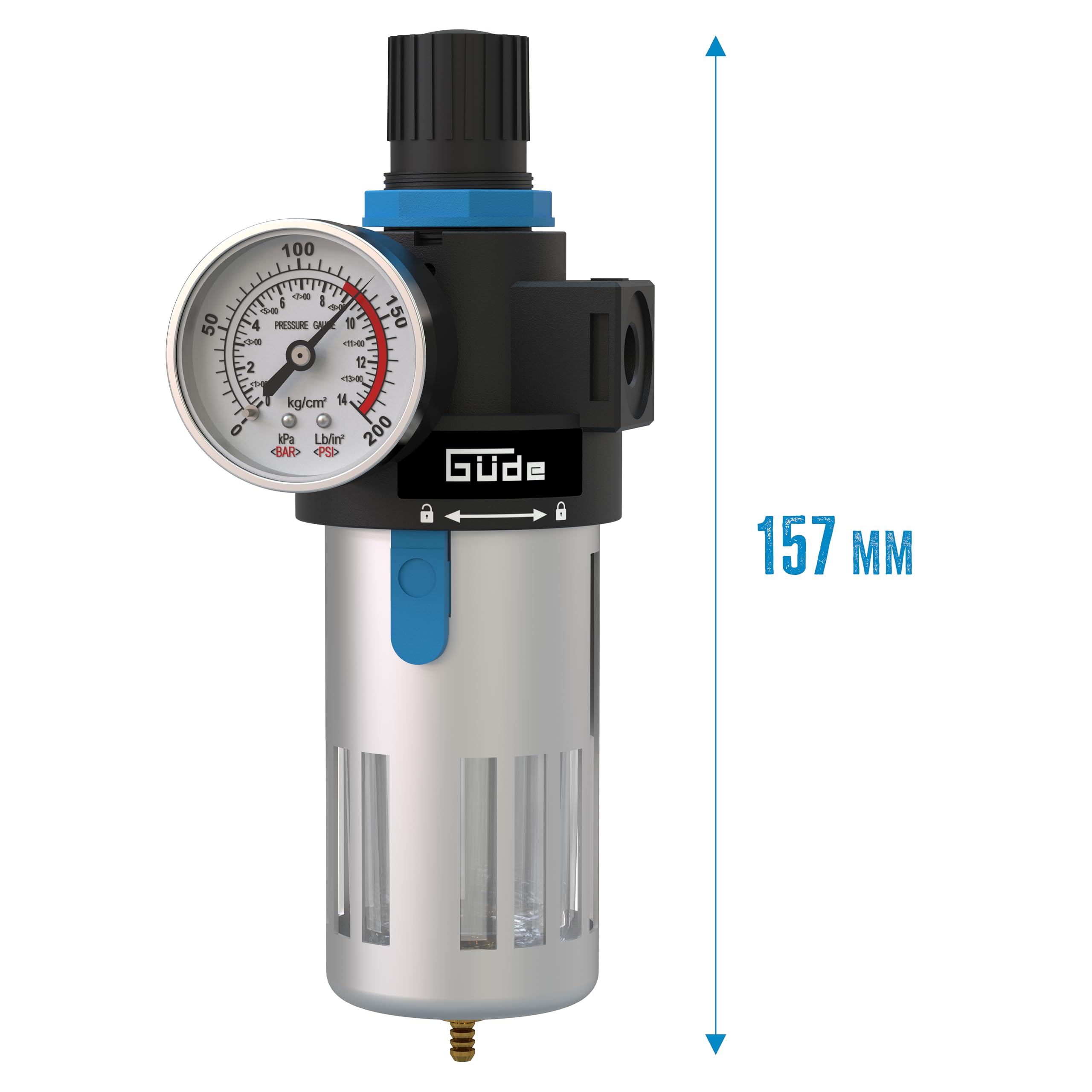 Unità Di Manutenzione Aria Compressa Migliore Filtro Riduttore Di - Foto 14