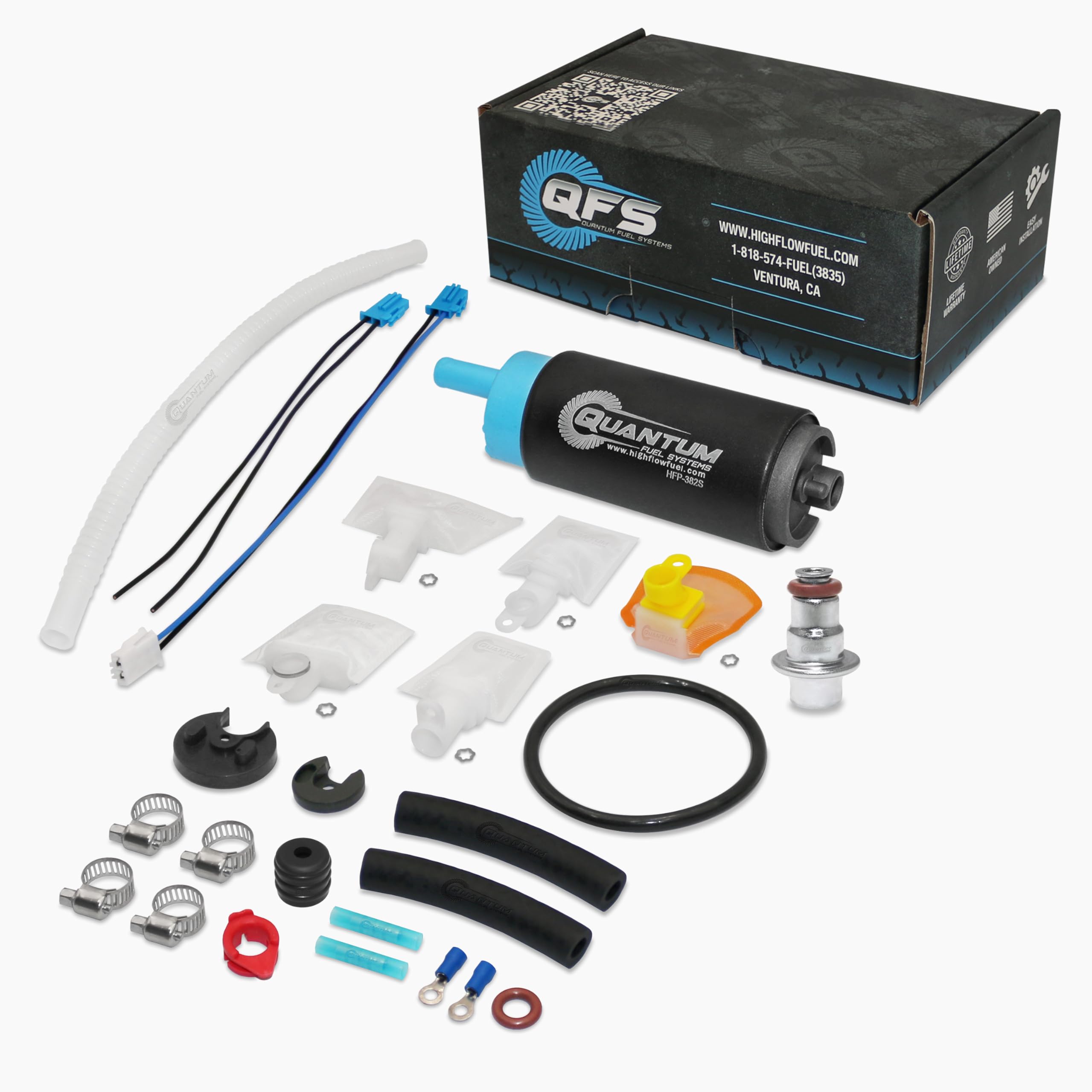 QFS Fuel Pump Kit for Kawasaki Ninja, H2, & Vulcan Motorcycle Models (2000-2025) & Jet Ski Ultra 300/310 Models (2011-2021), Restores OE Performance