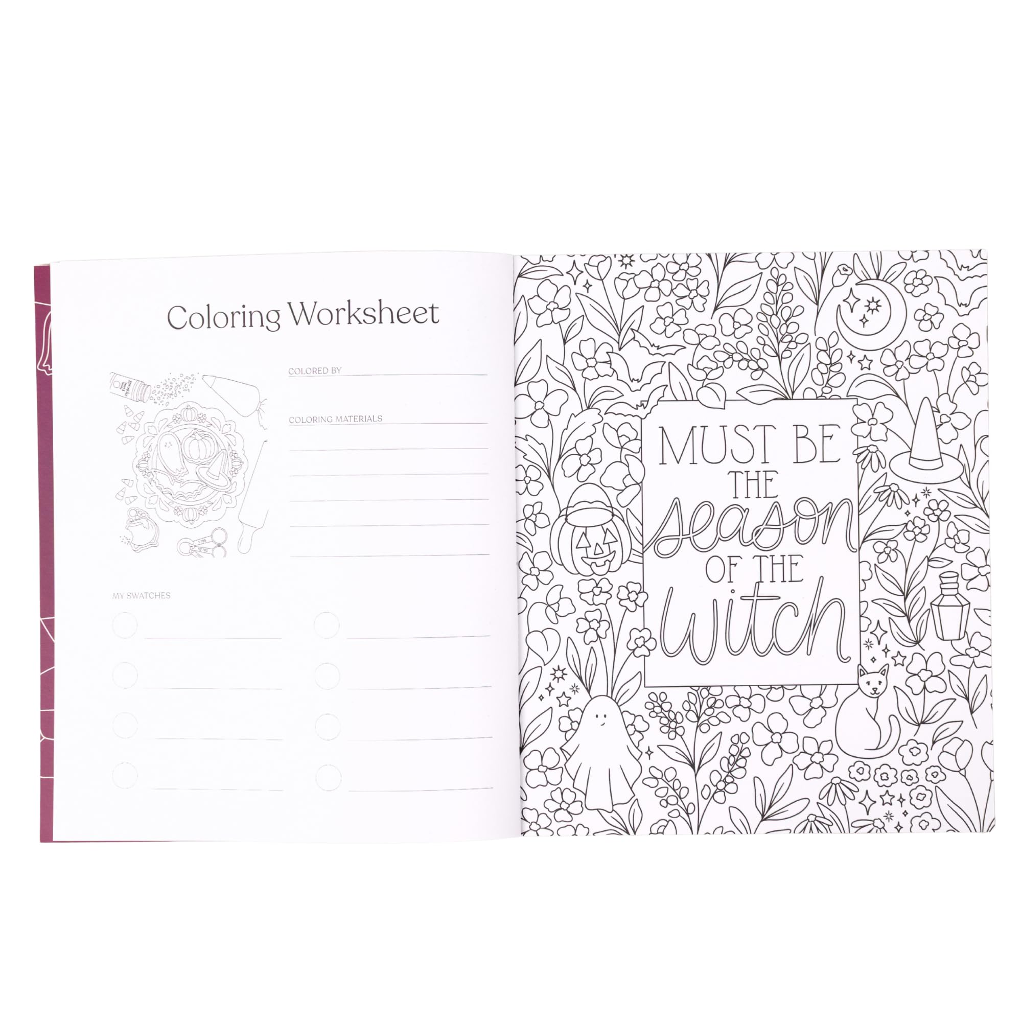 Libro para colorear Sweet & Spooky de Elyse Breanne Design