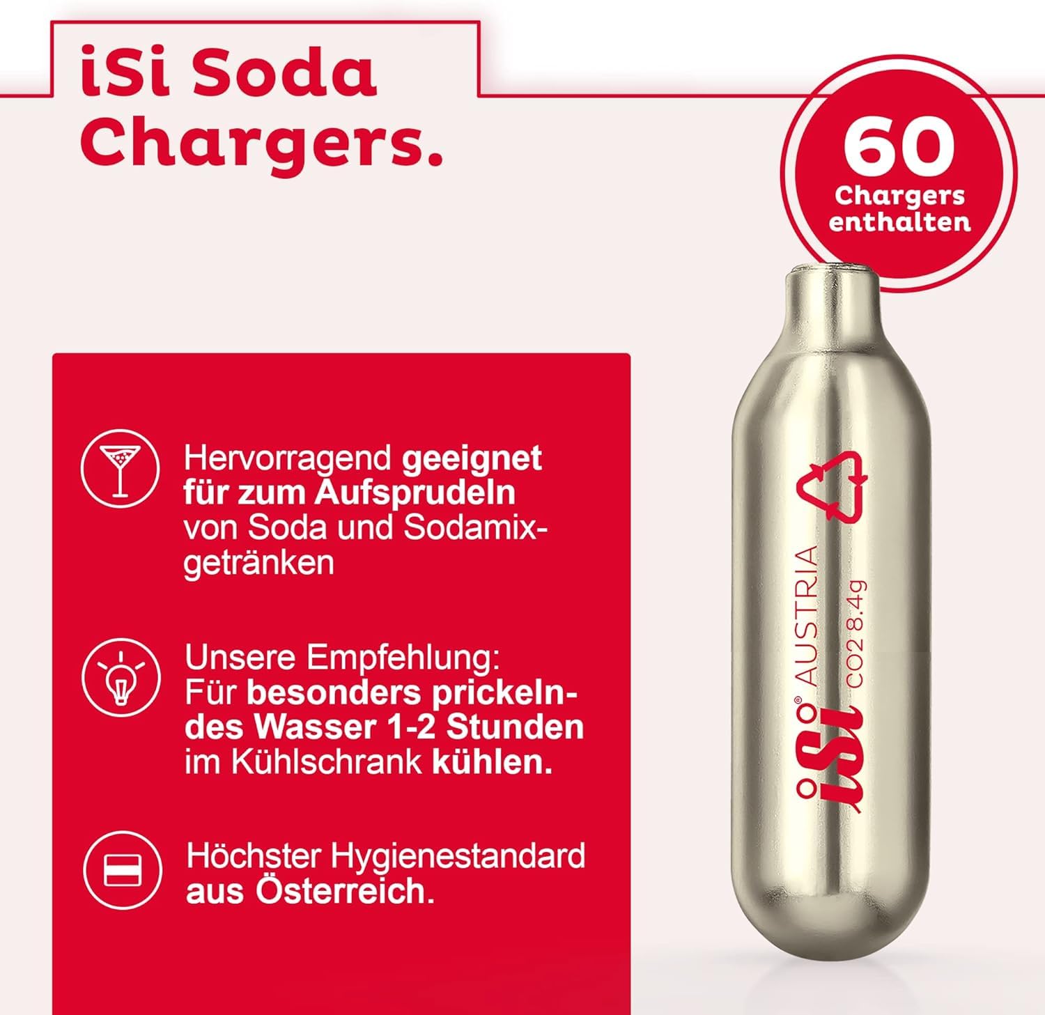 50 RICARICHE SODA CO2 8.4