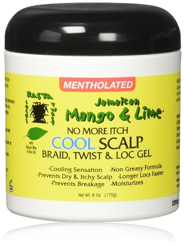 Jamaican Mango & Lime No More Itch Cool Scalp Braid Twist & Lock Gel 6 Oz