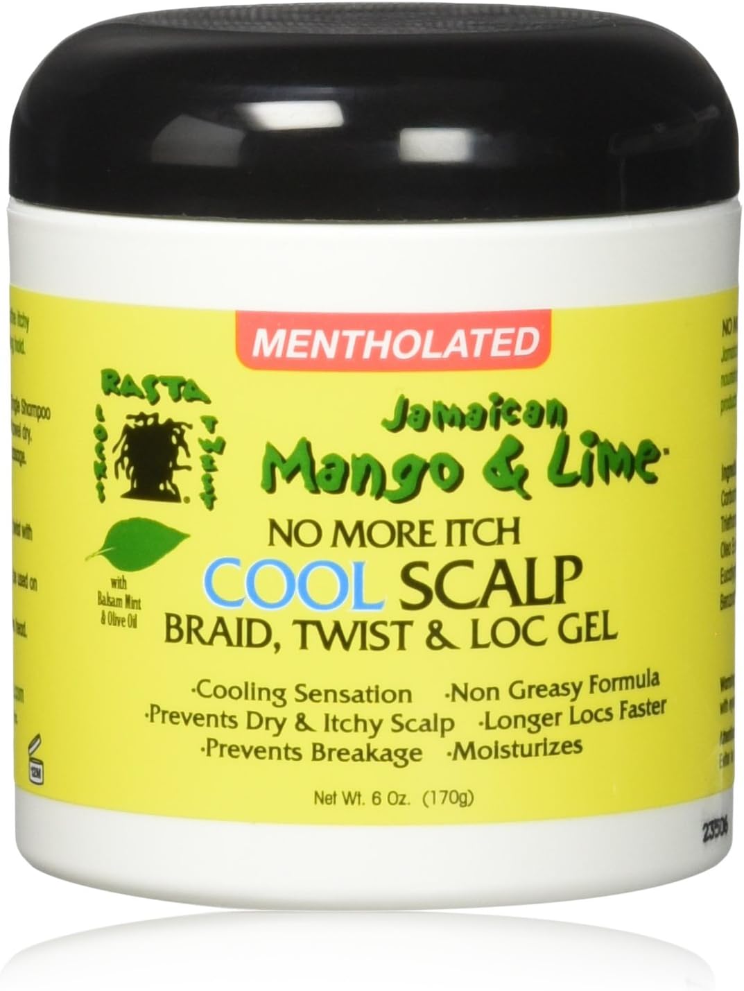 No More Itch Cool Scalp Braid Twist & Lock Gel, 6 Oz