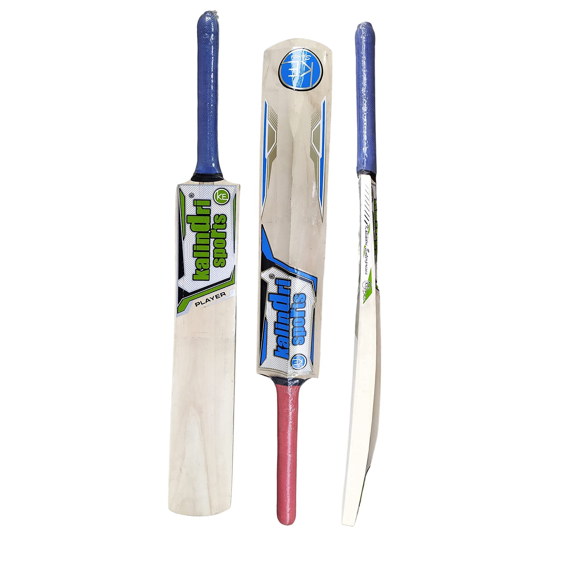 Balle de Cricket Populaire en Bois de Saule avec Autocollants (Taille complète), Assortis