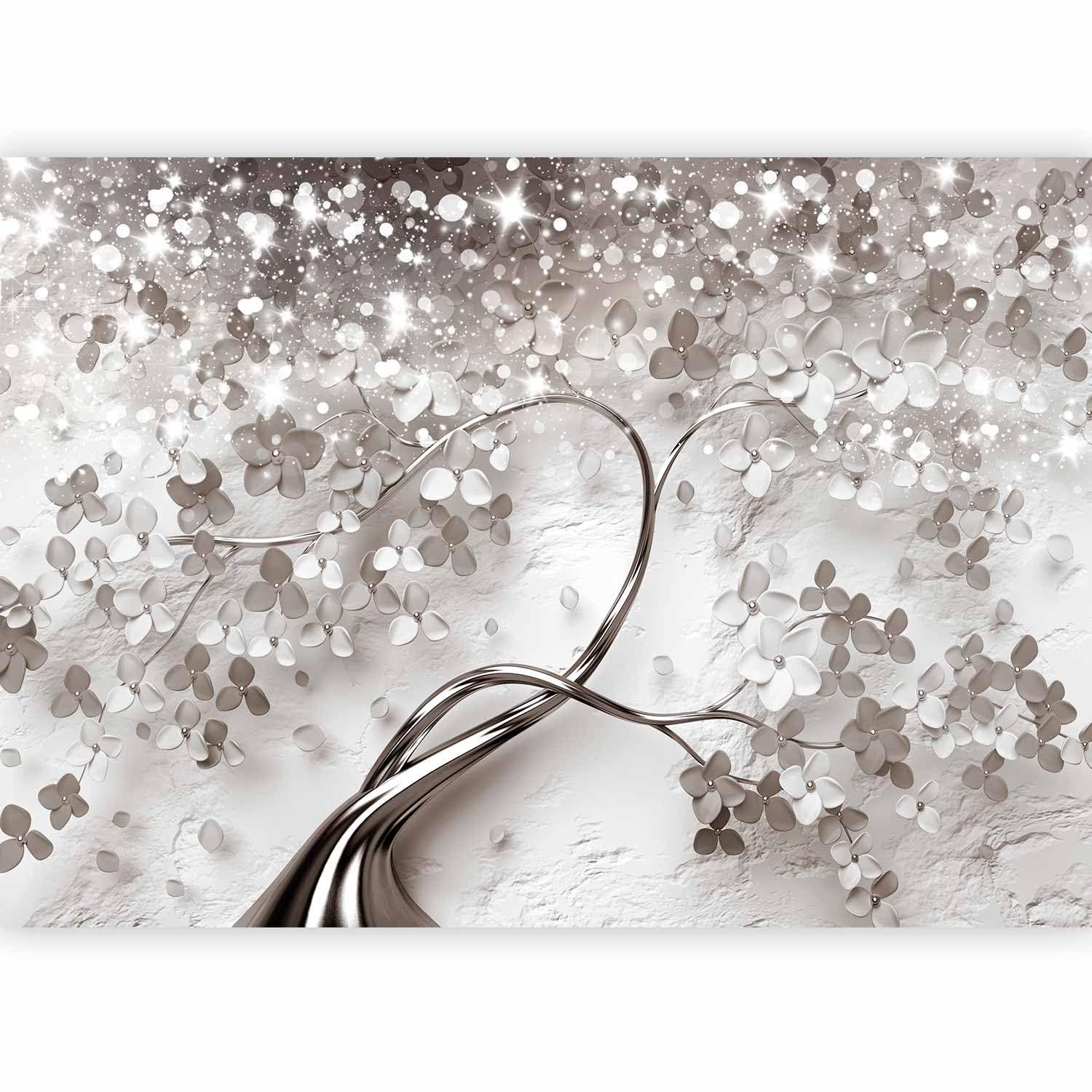 murando Photo Wallpaper Flowers Magnolias 300x210 cm / 119"x83" — image 1