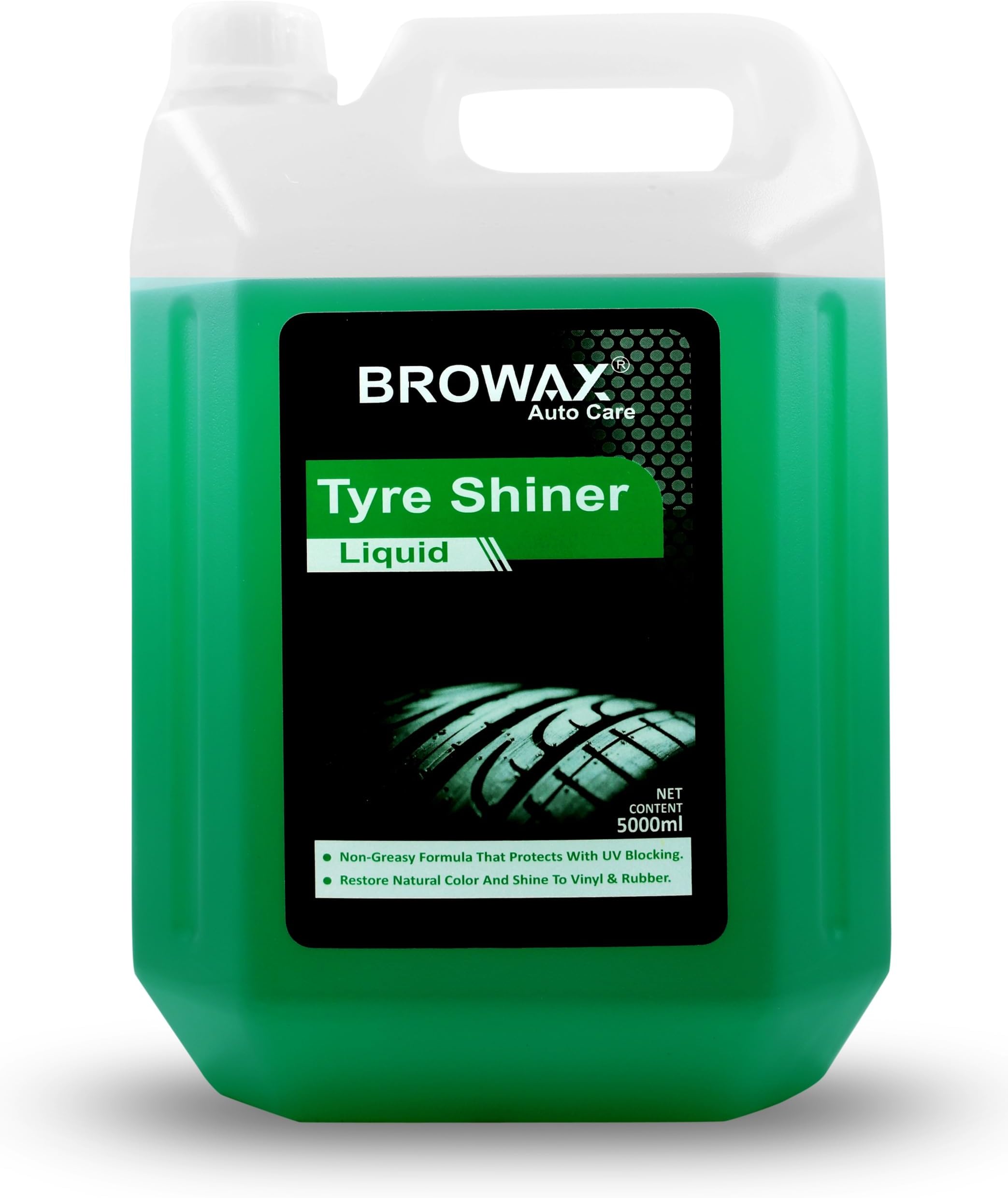 Tyre Polish for Car and Bike (5L) | Non-Greasy, Long-Lasting & Dirt-Repellent Formula