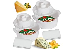 2 pcs Cheese Mold - Cheese Making Kit with Follower Piston and Cheesecloth